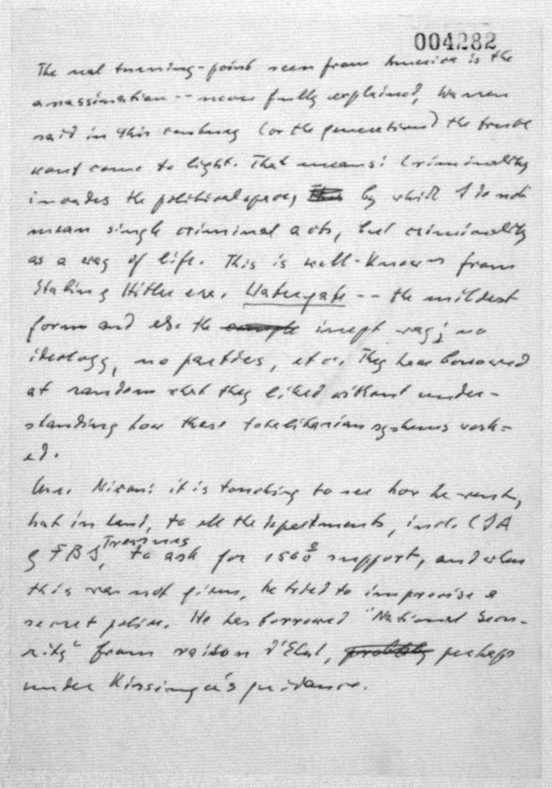 Scanned image of the current content page