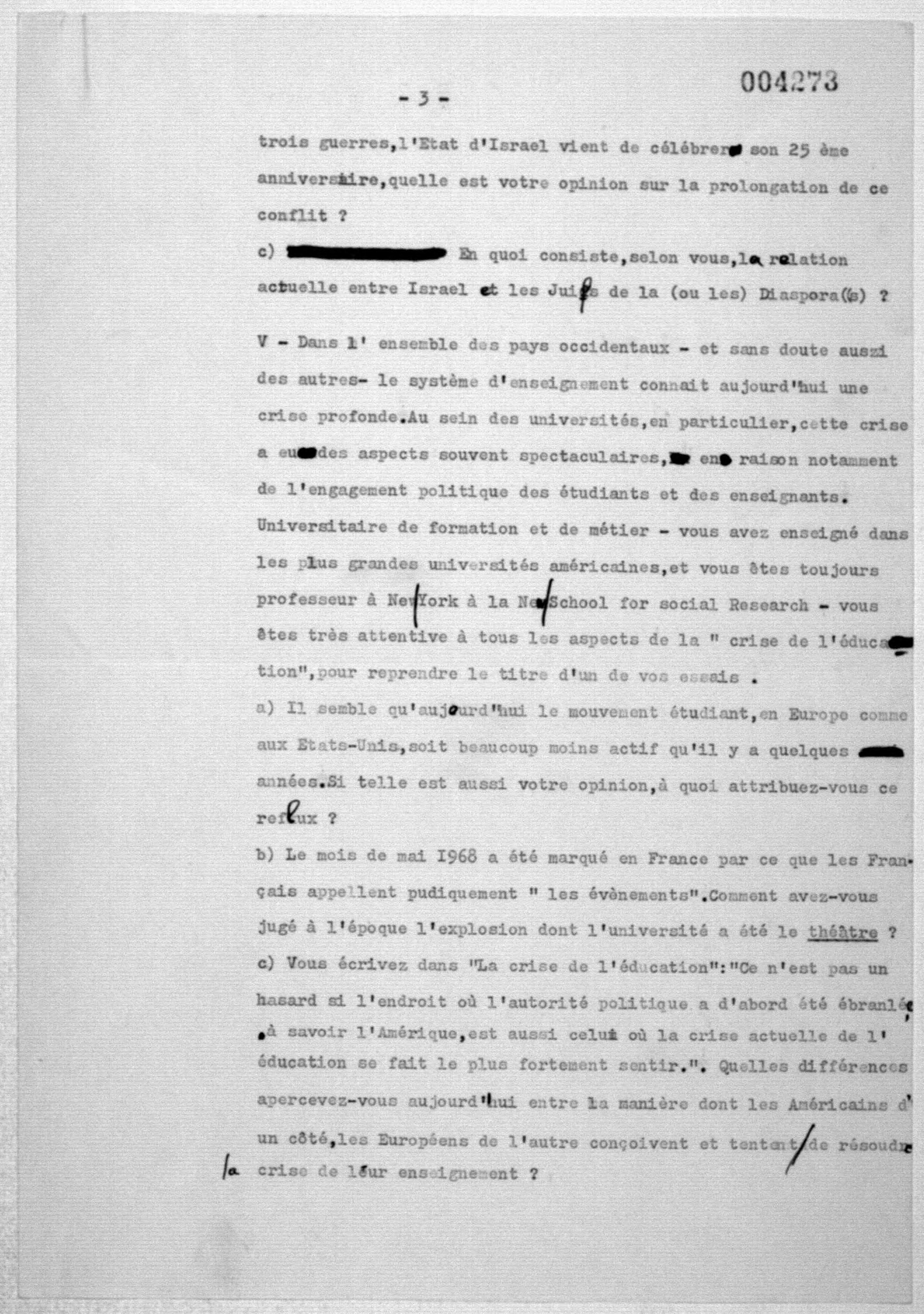 Scanned image of the current content page