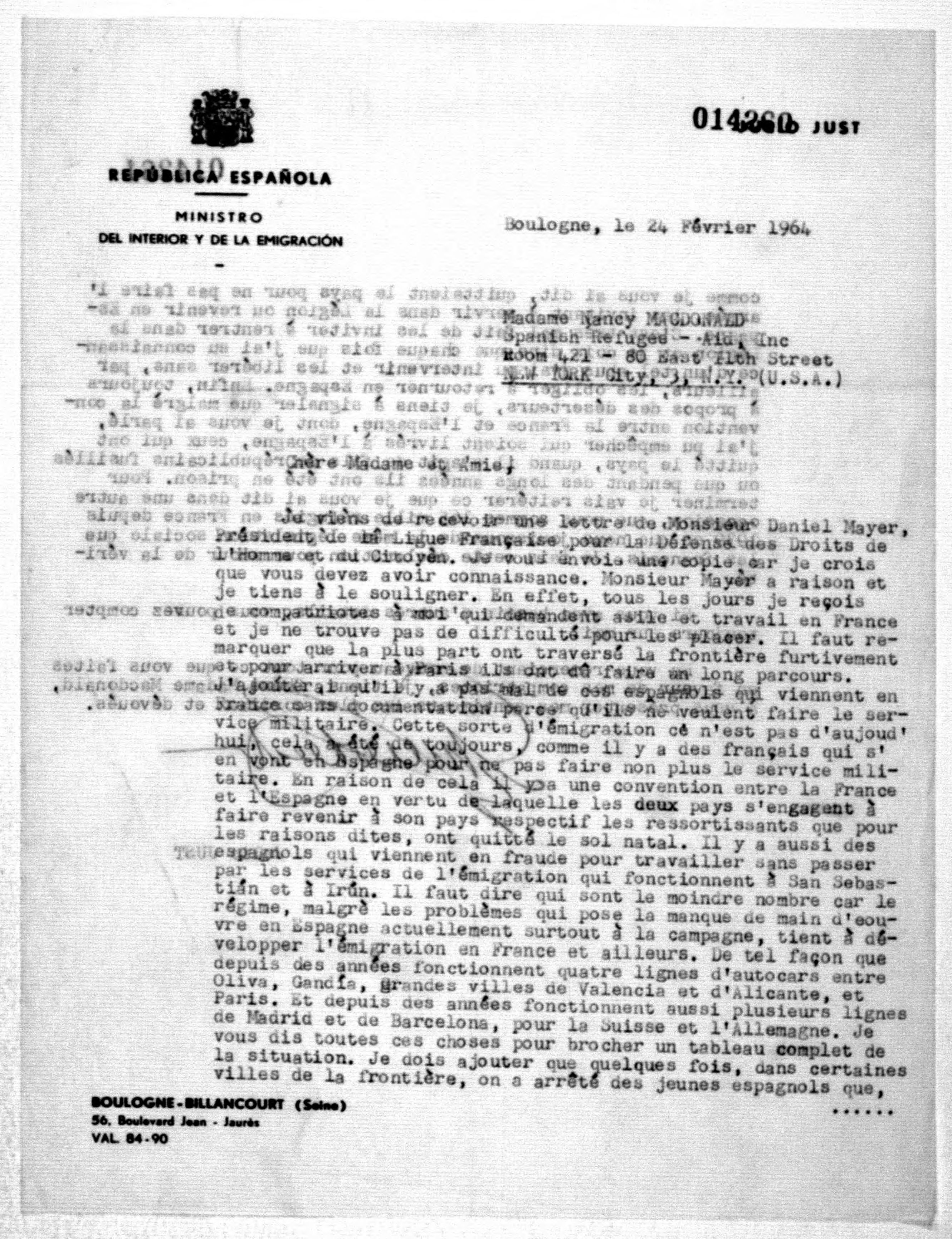 Scanned image of the current content page