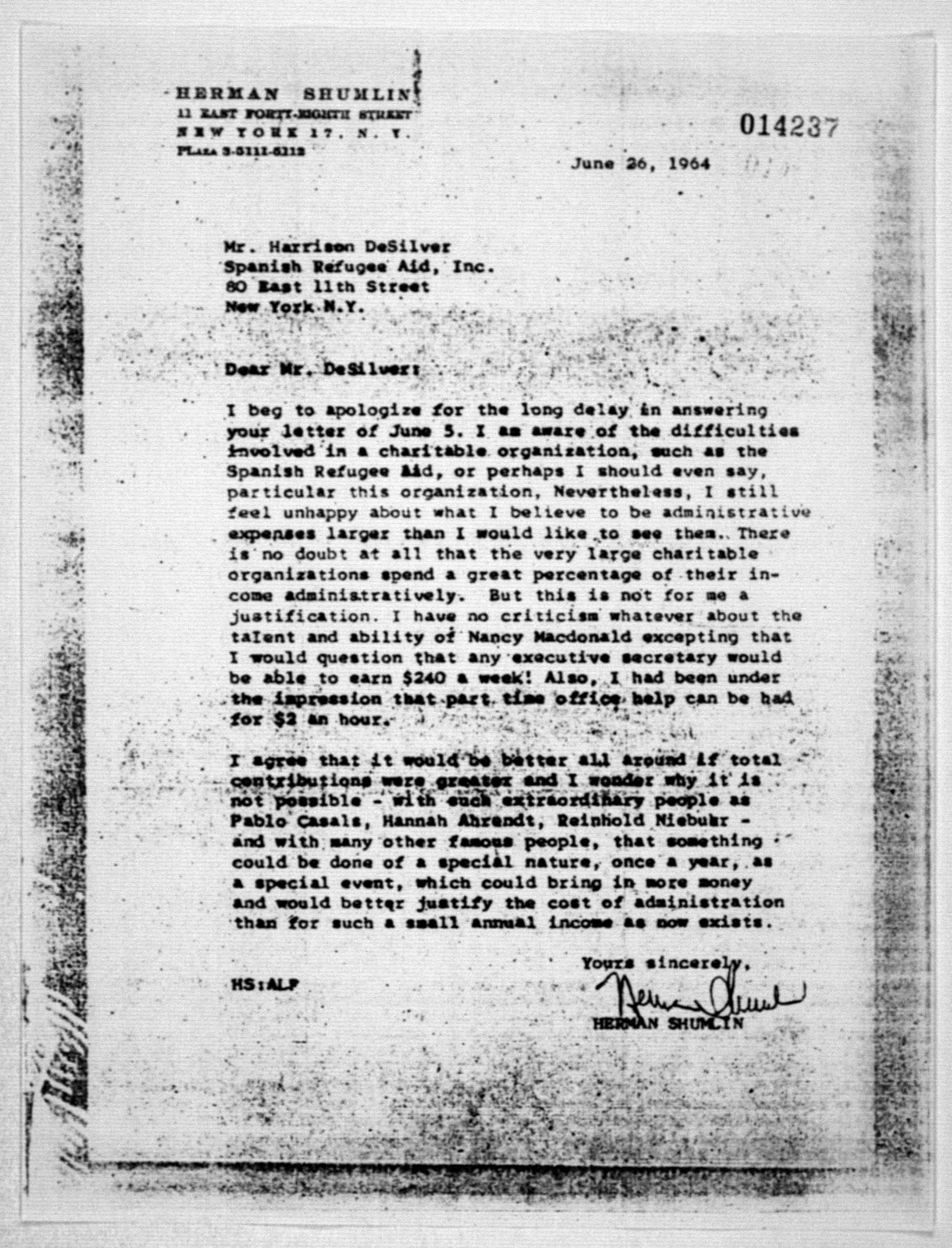 Scanned image of the current content page