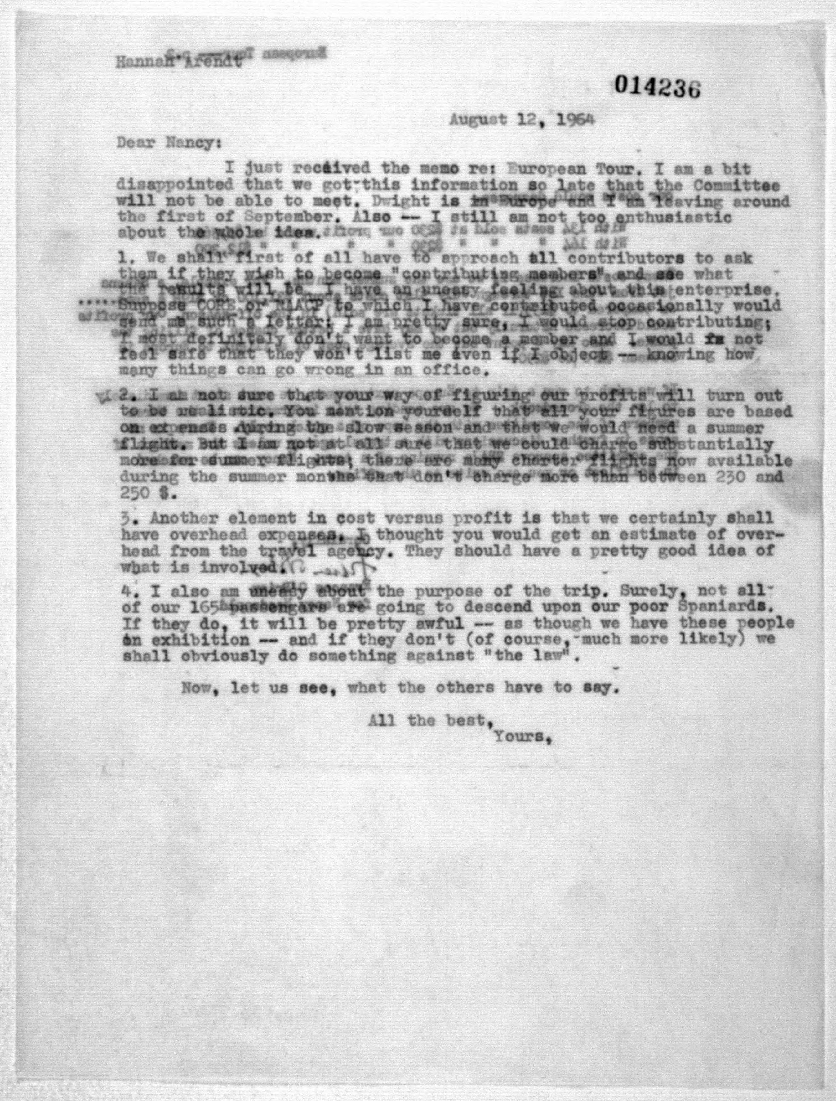 Scanned image of the current content page