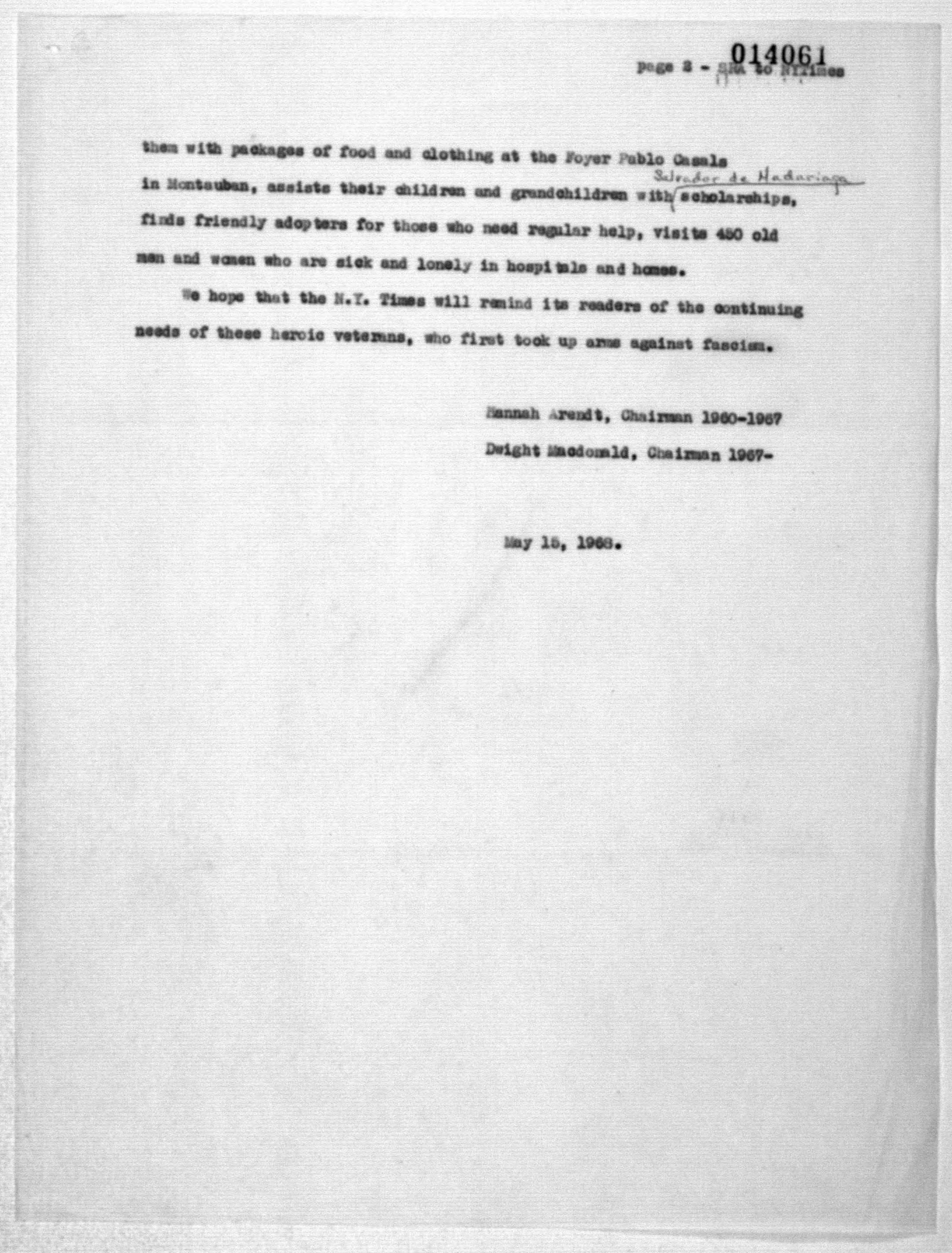 Scanned image of the current content page