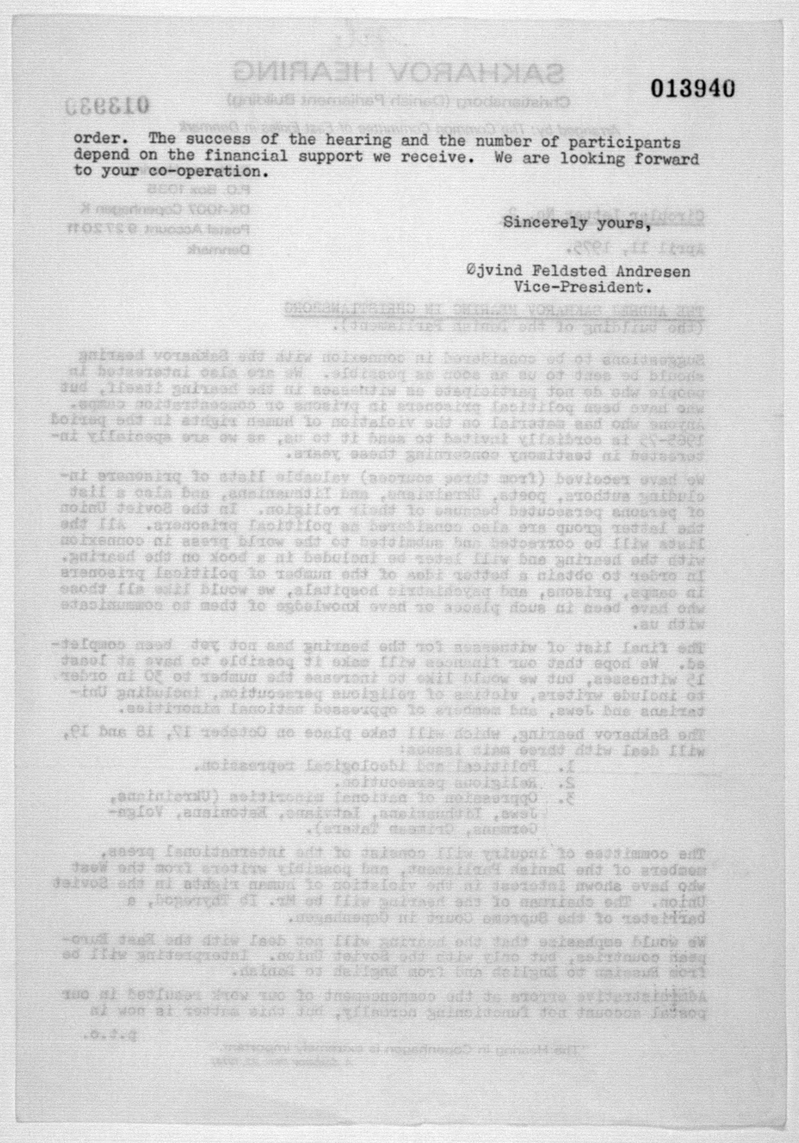 Scanned image of the current content page