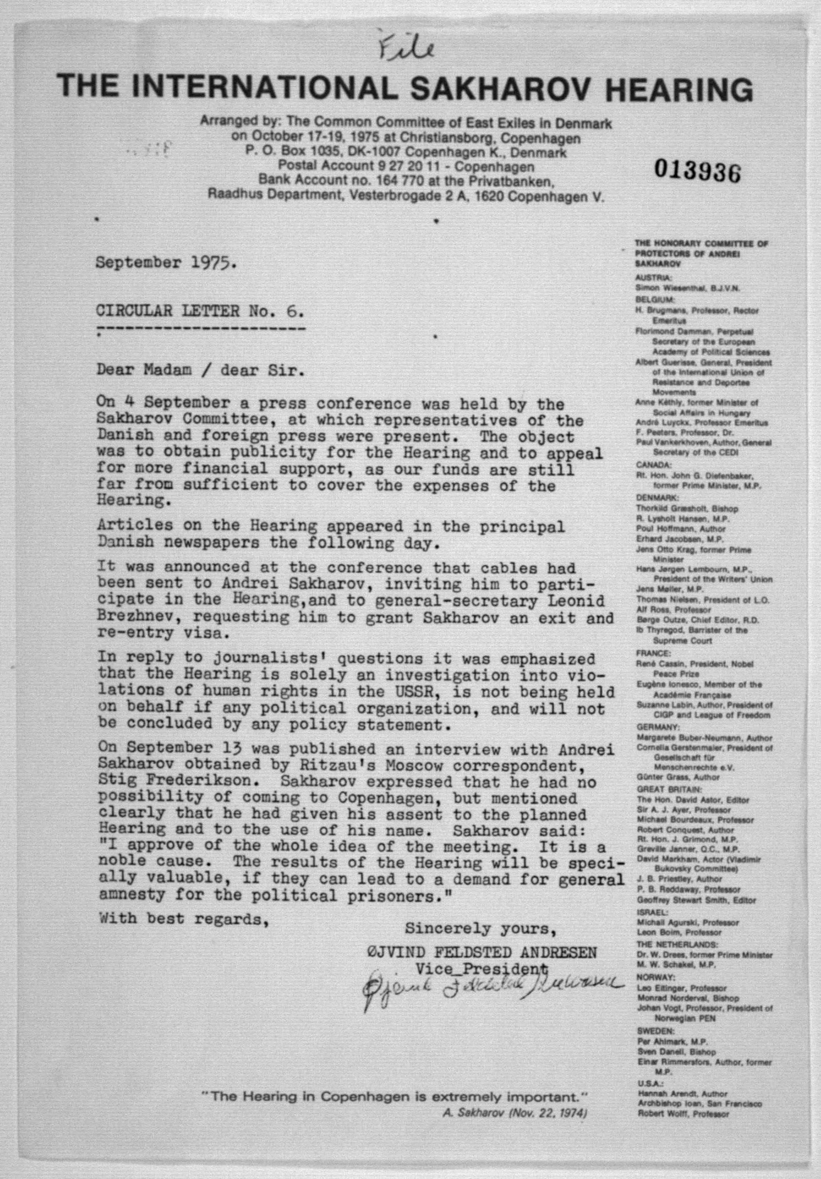 Scanned image of the current content page