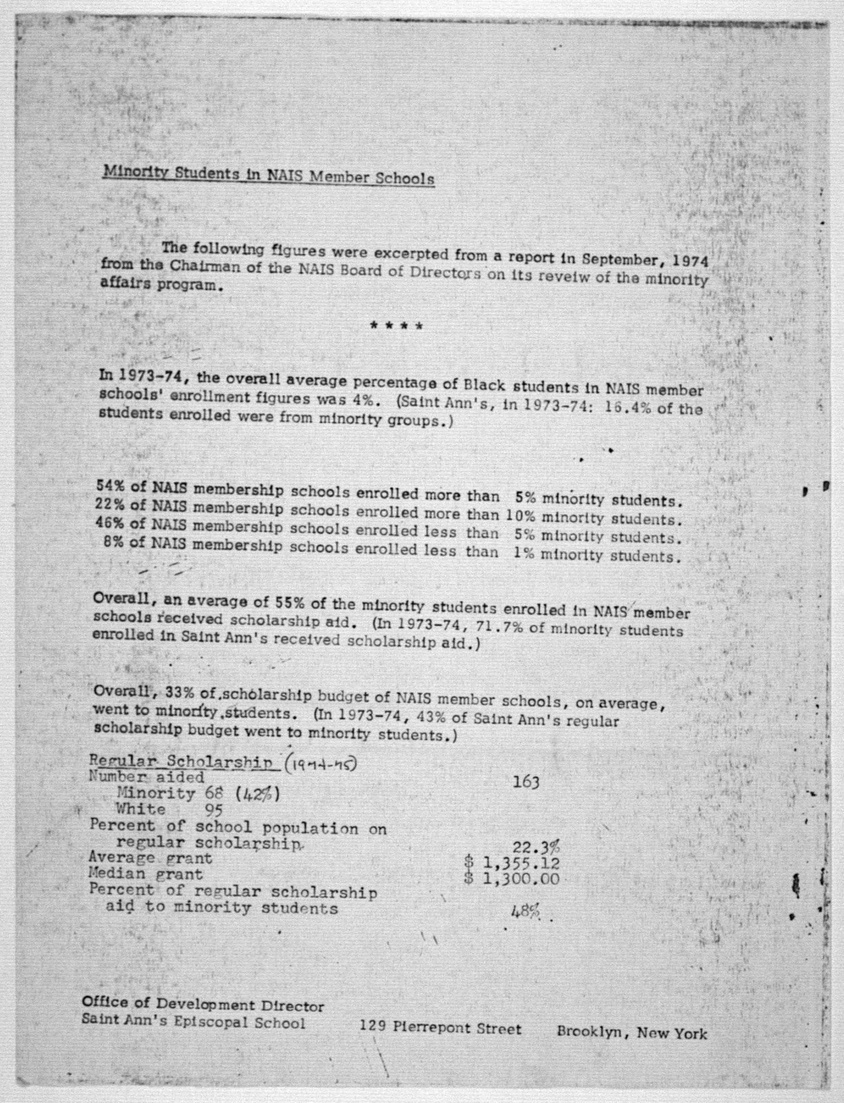 Scanned image of the current content page