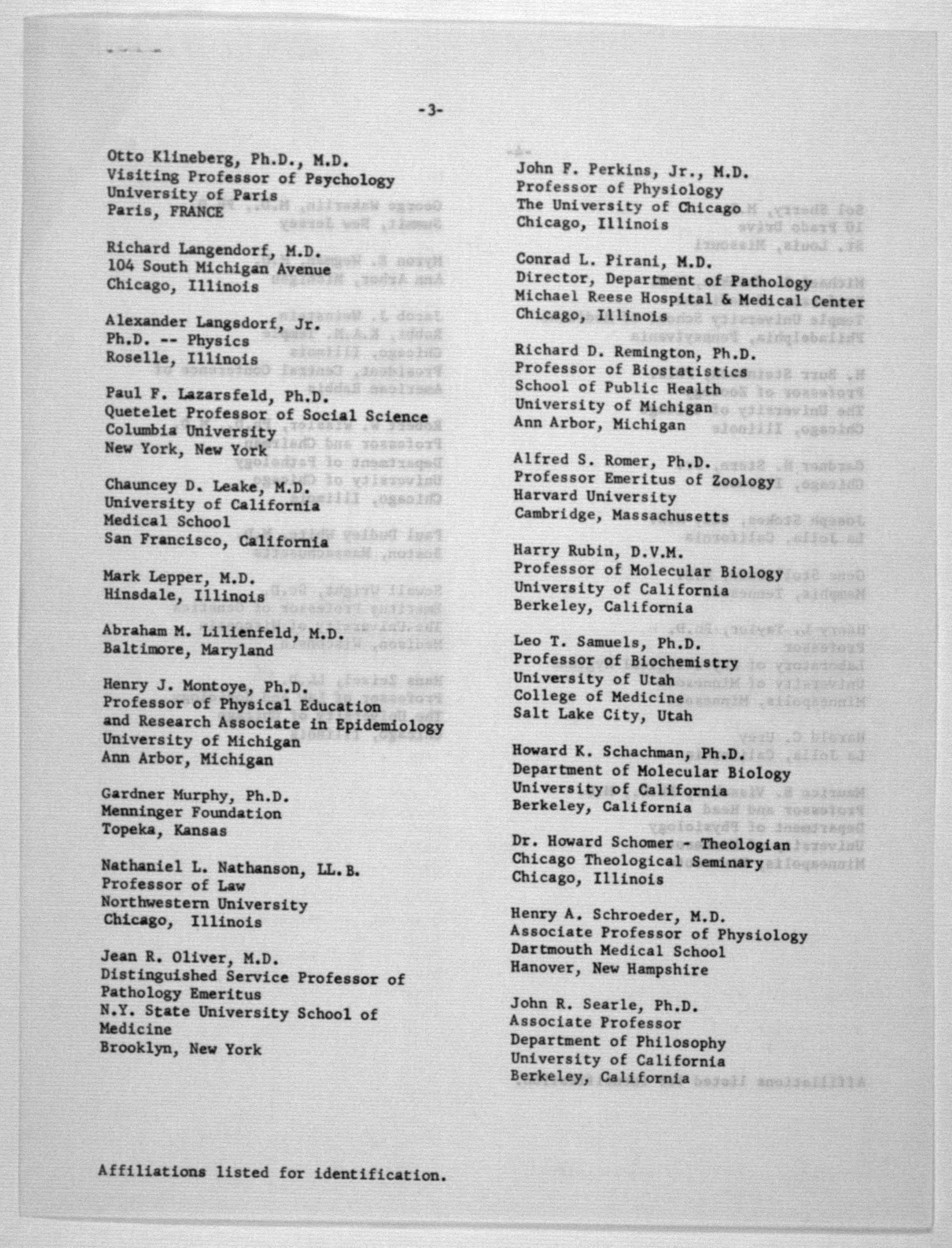 Scanned image of the current content page