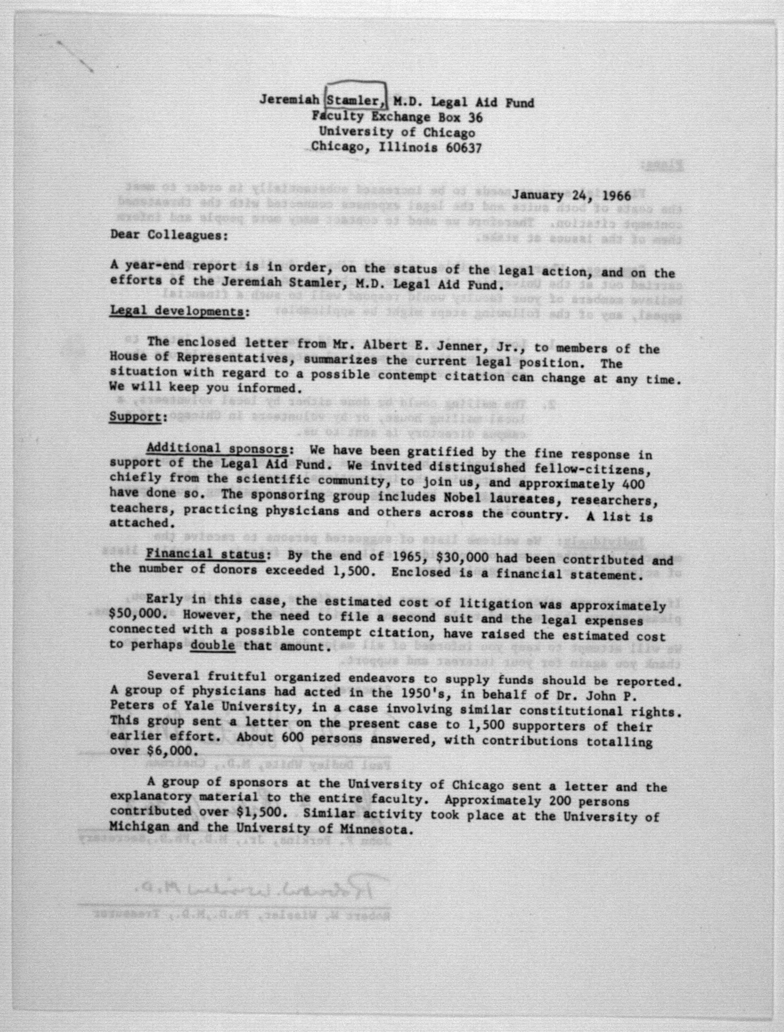 Scanned image of the current content page