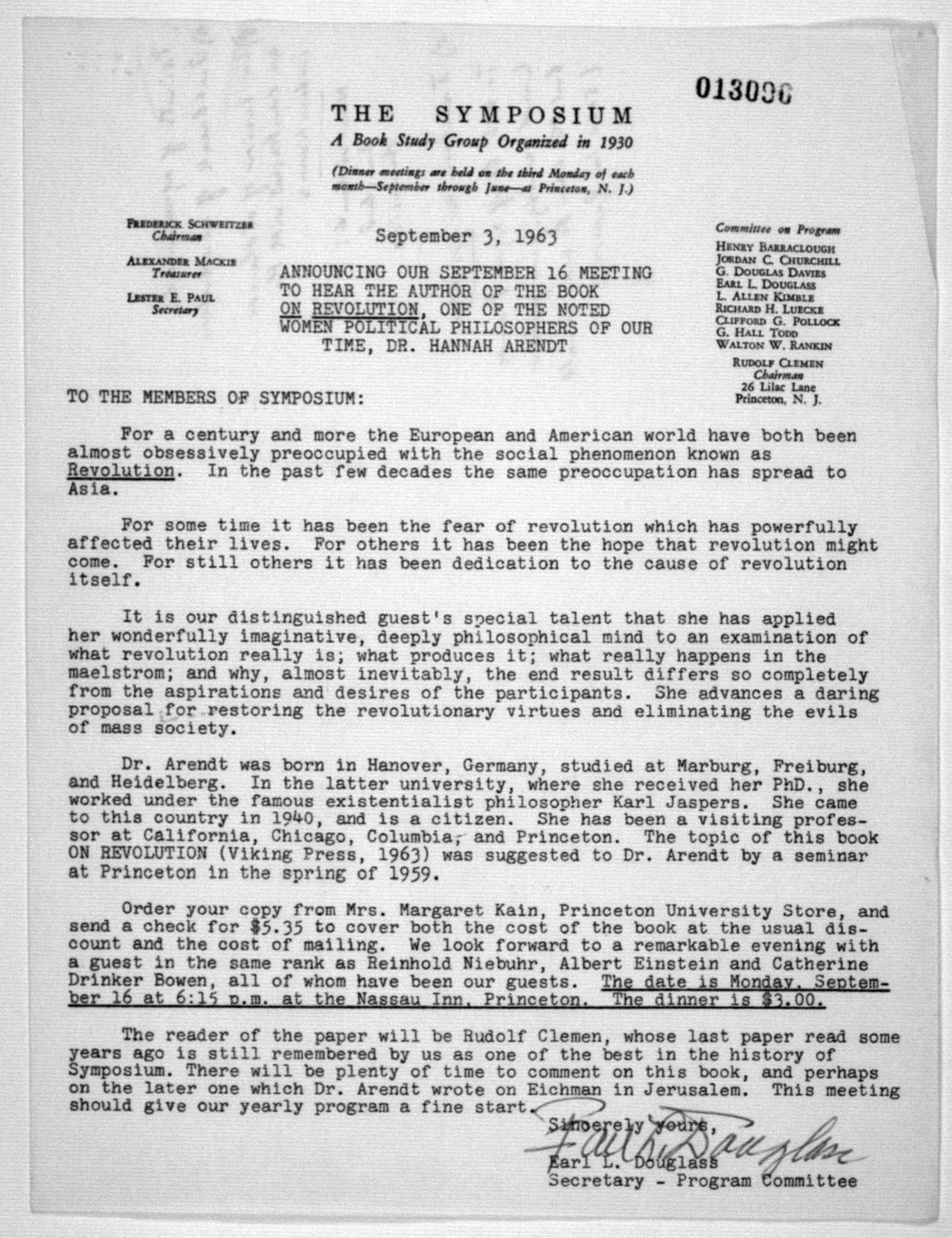 Scanned image of the current content page