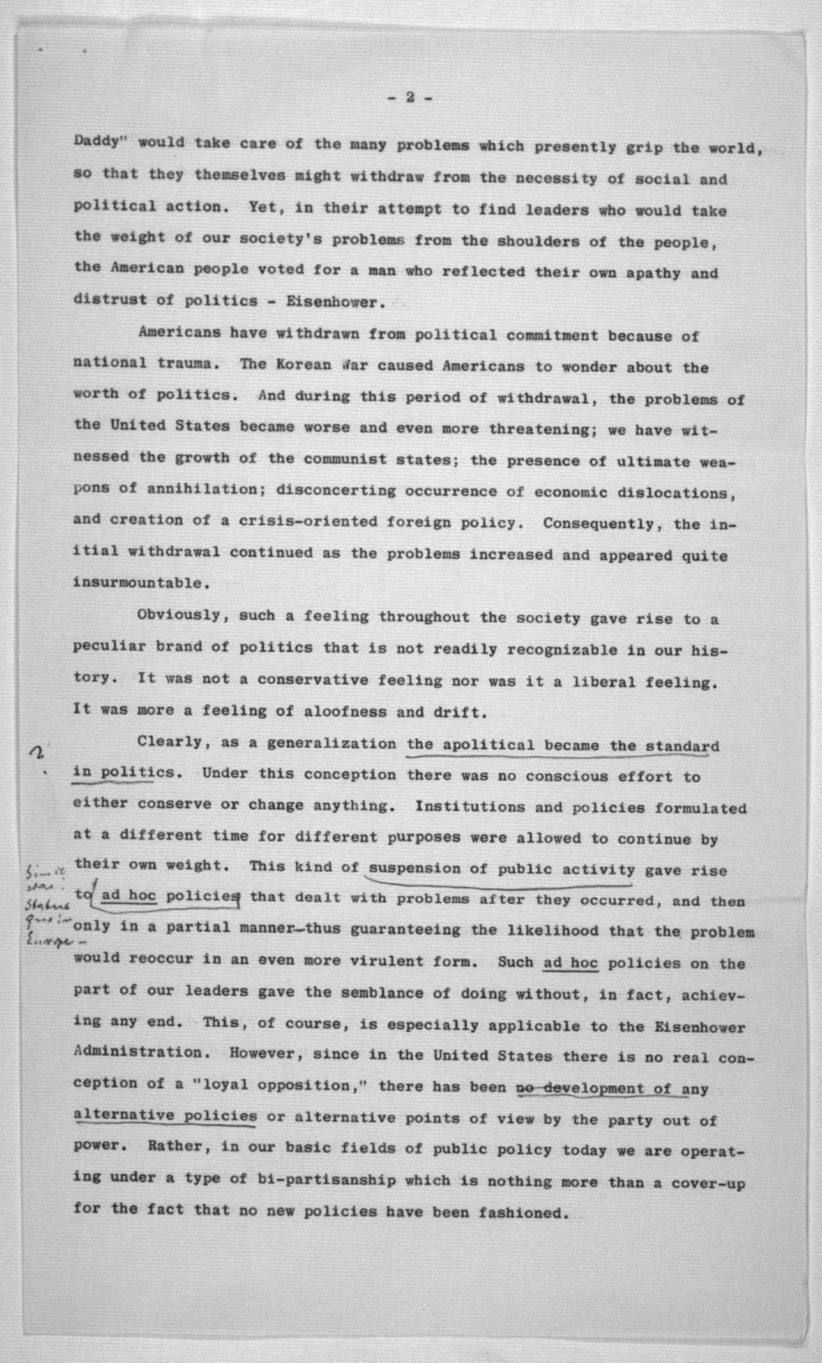 Scanned image of the current content page