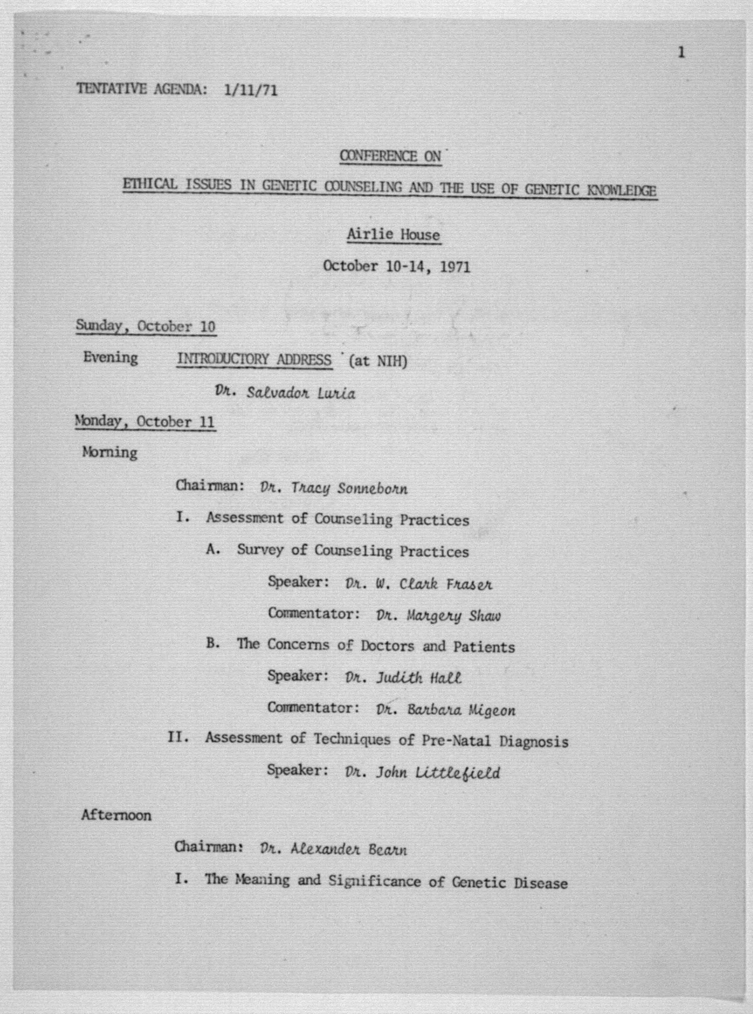 Scanned image of the current content page