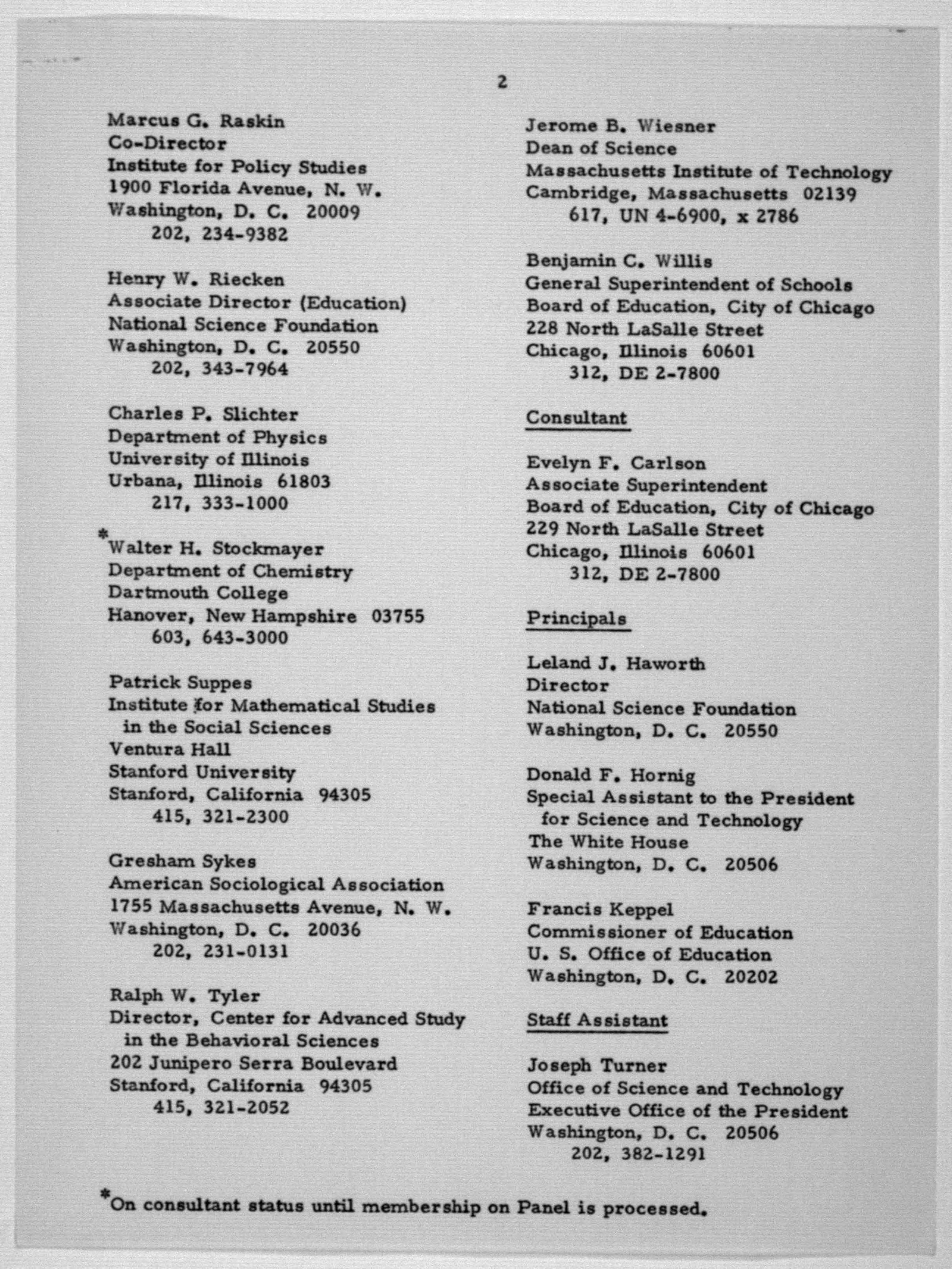Scanned image of the current content page
