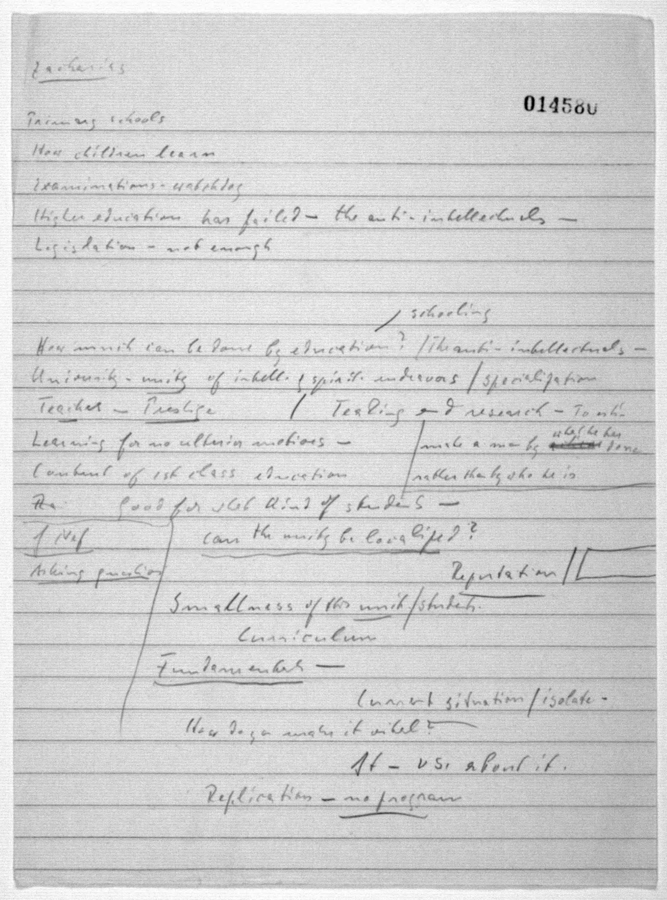 Scanned image of the current content page