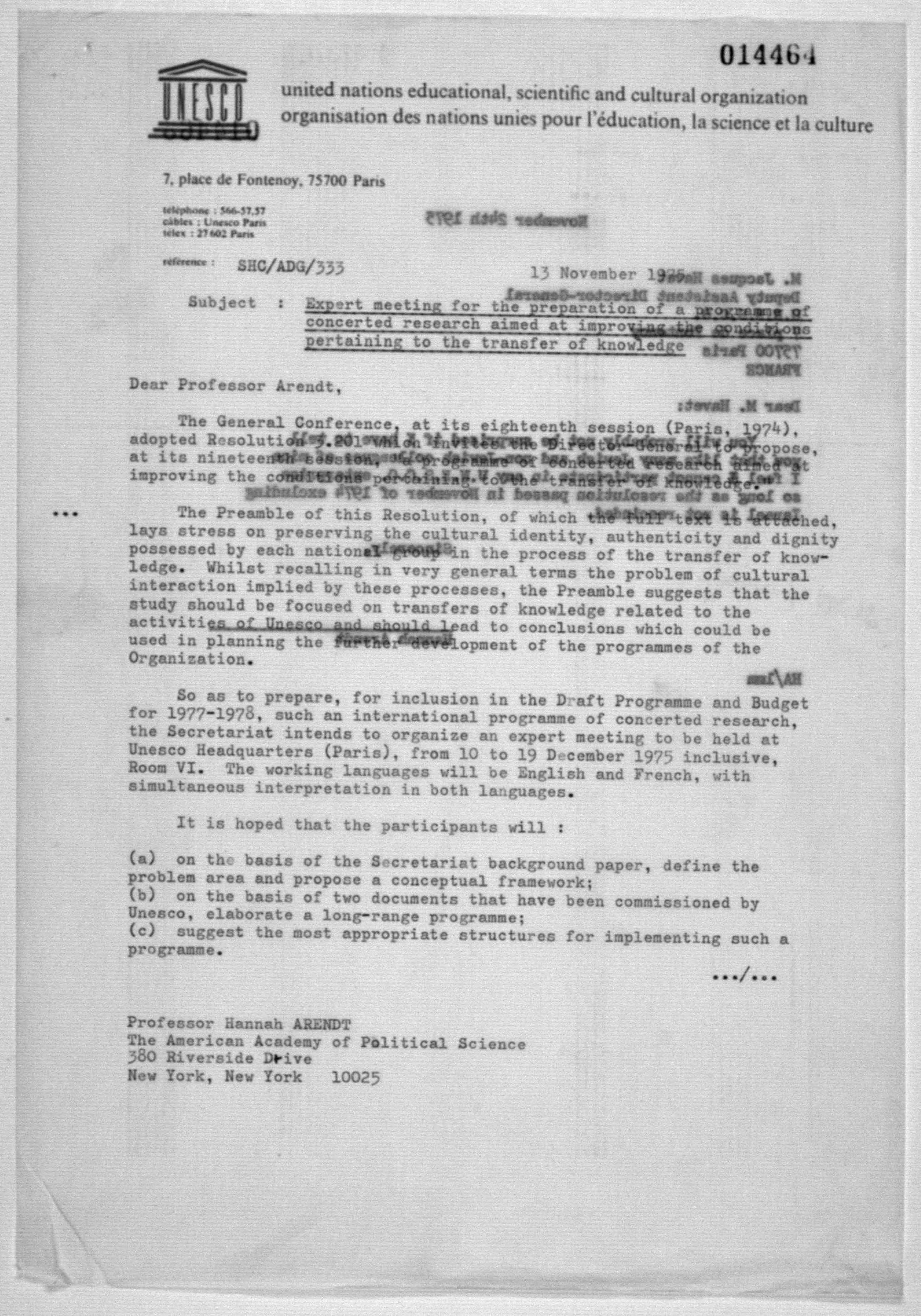 Scanned image of the current content page