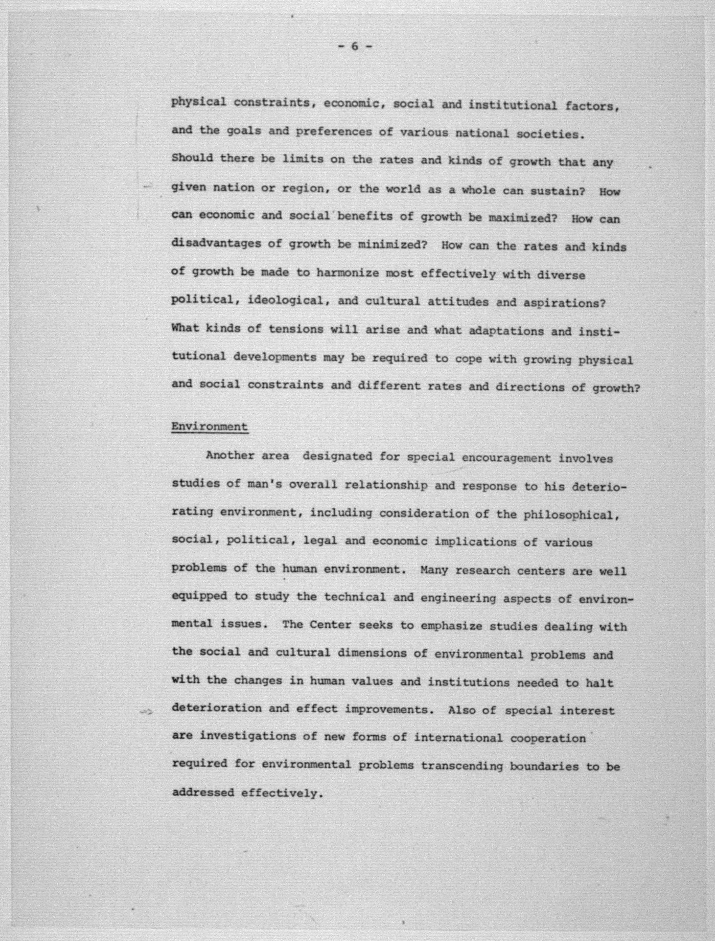 Scanned image of the current content page