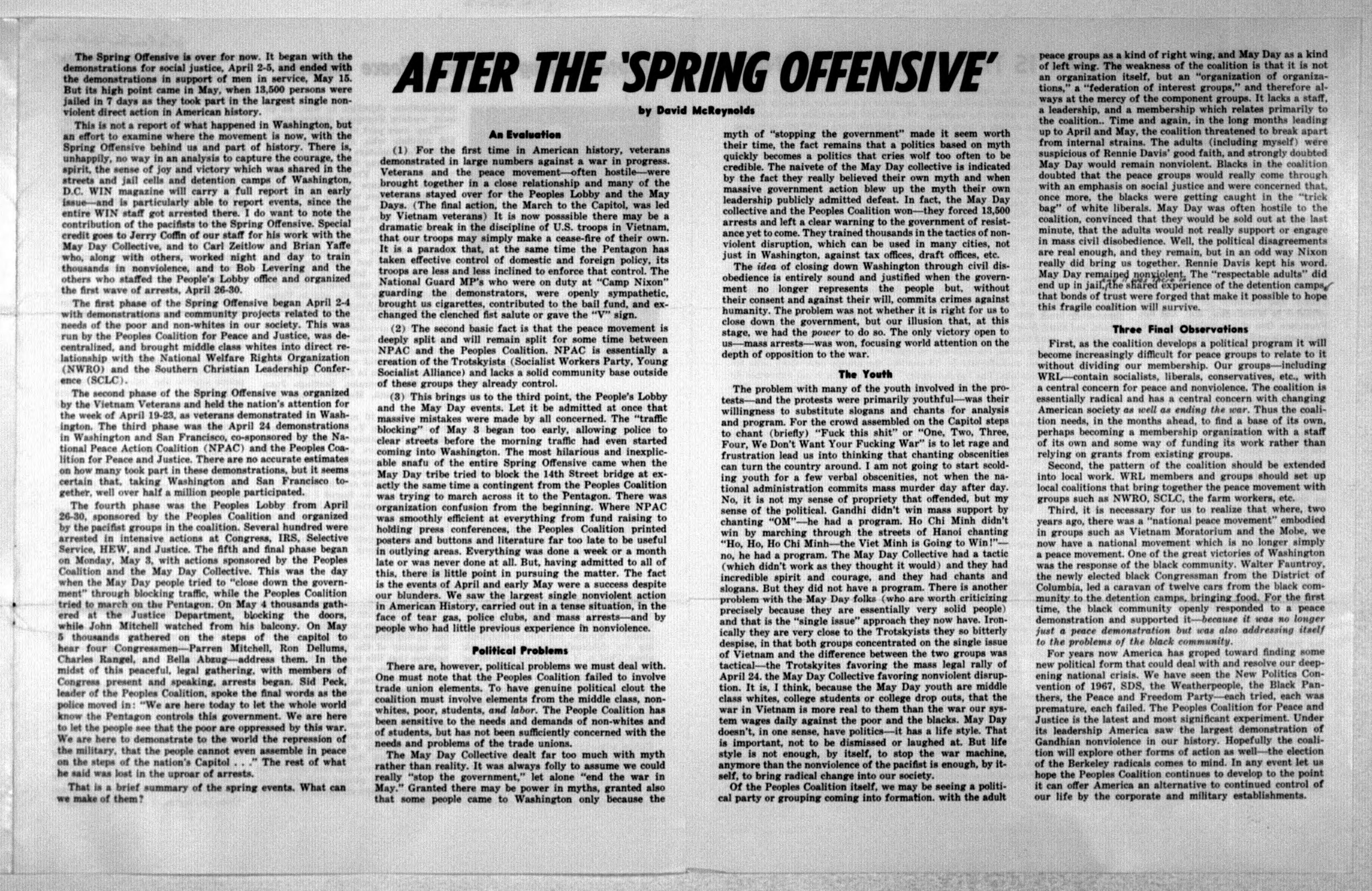 Scanned image of the current content page