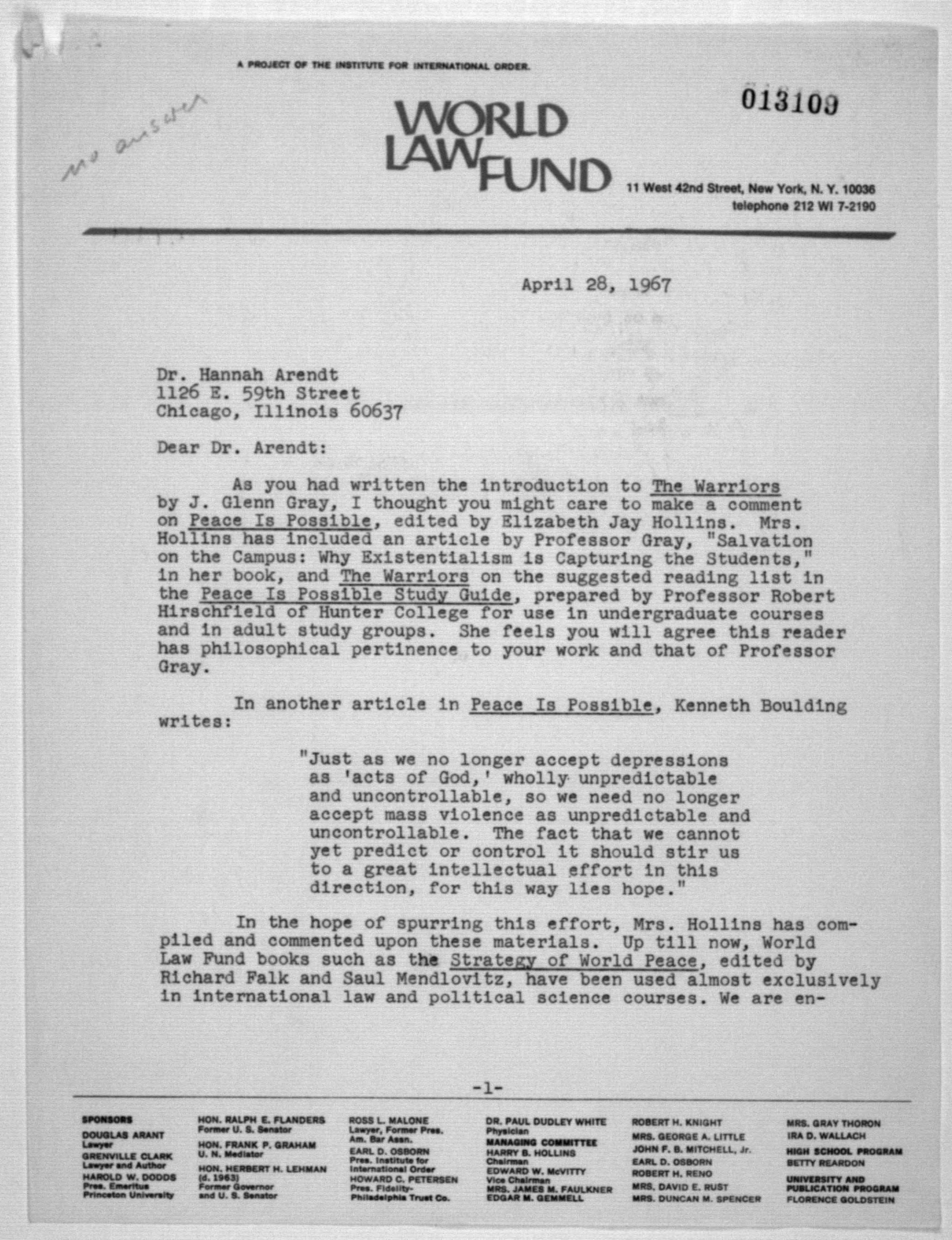 Scanned image of the current content page