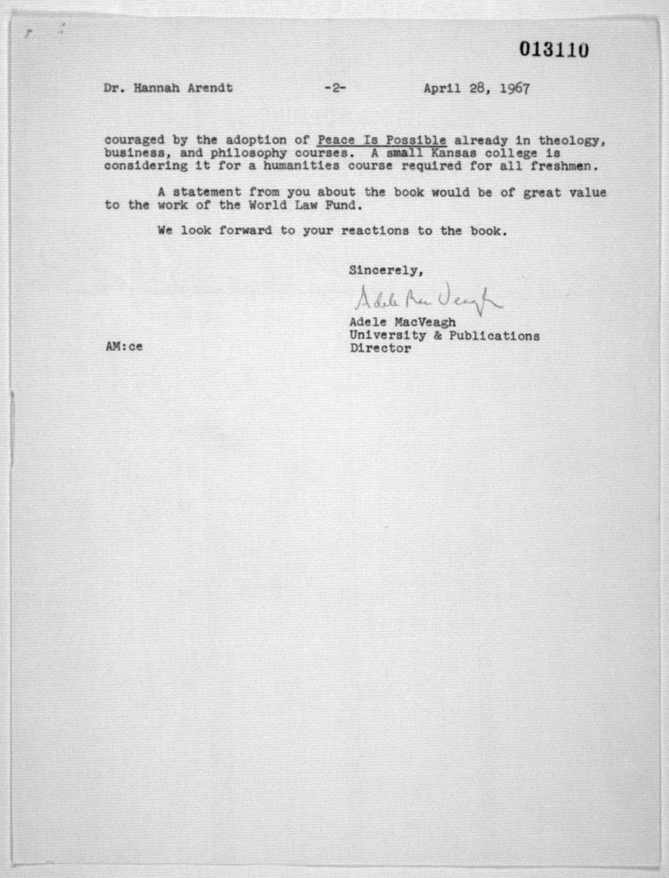 Scanned image of the current content page