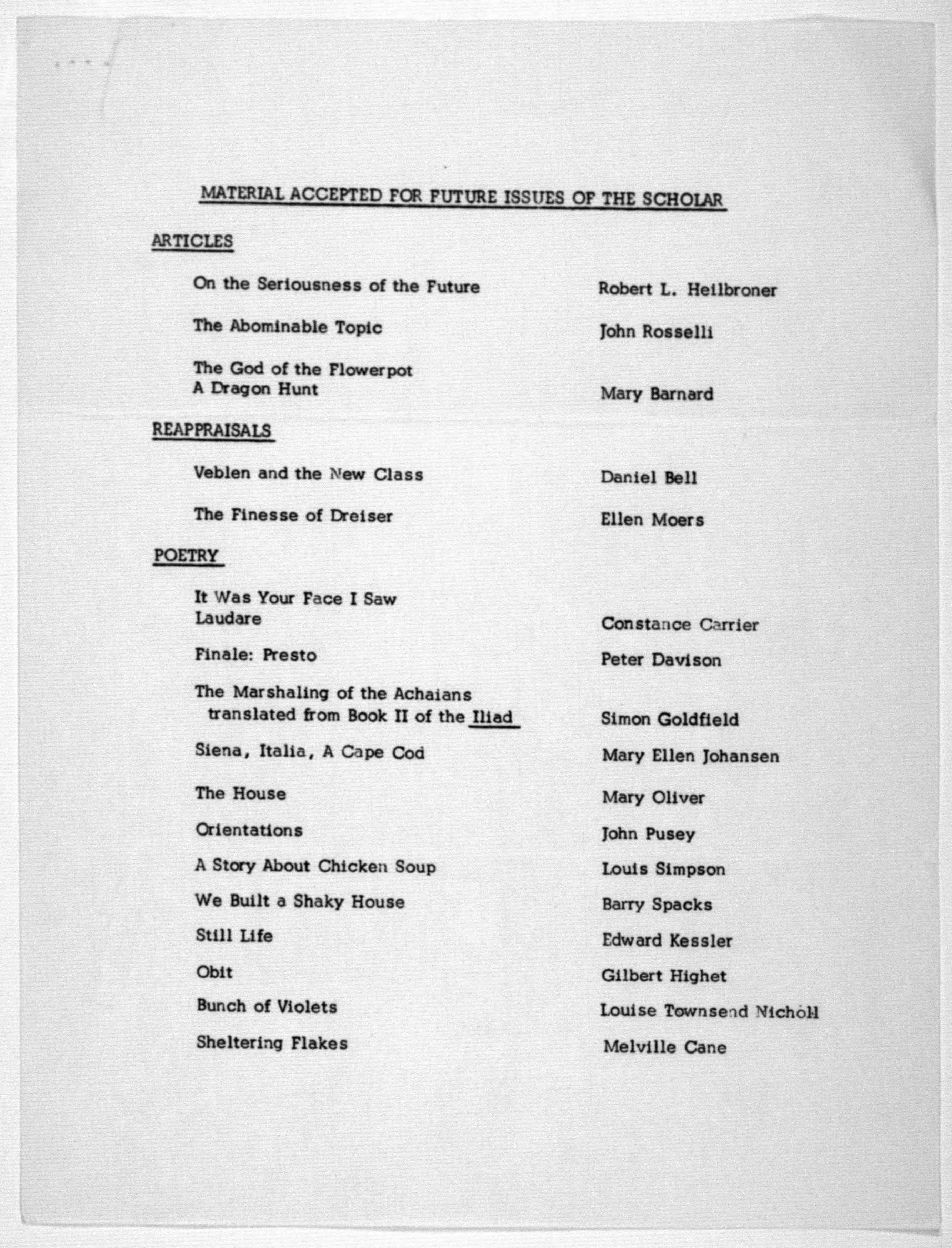 Scanned image of the current content page