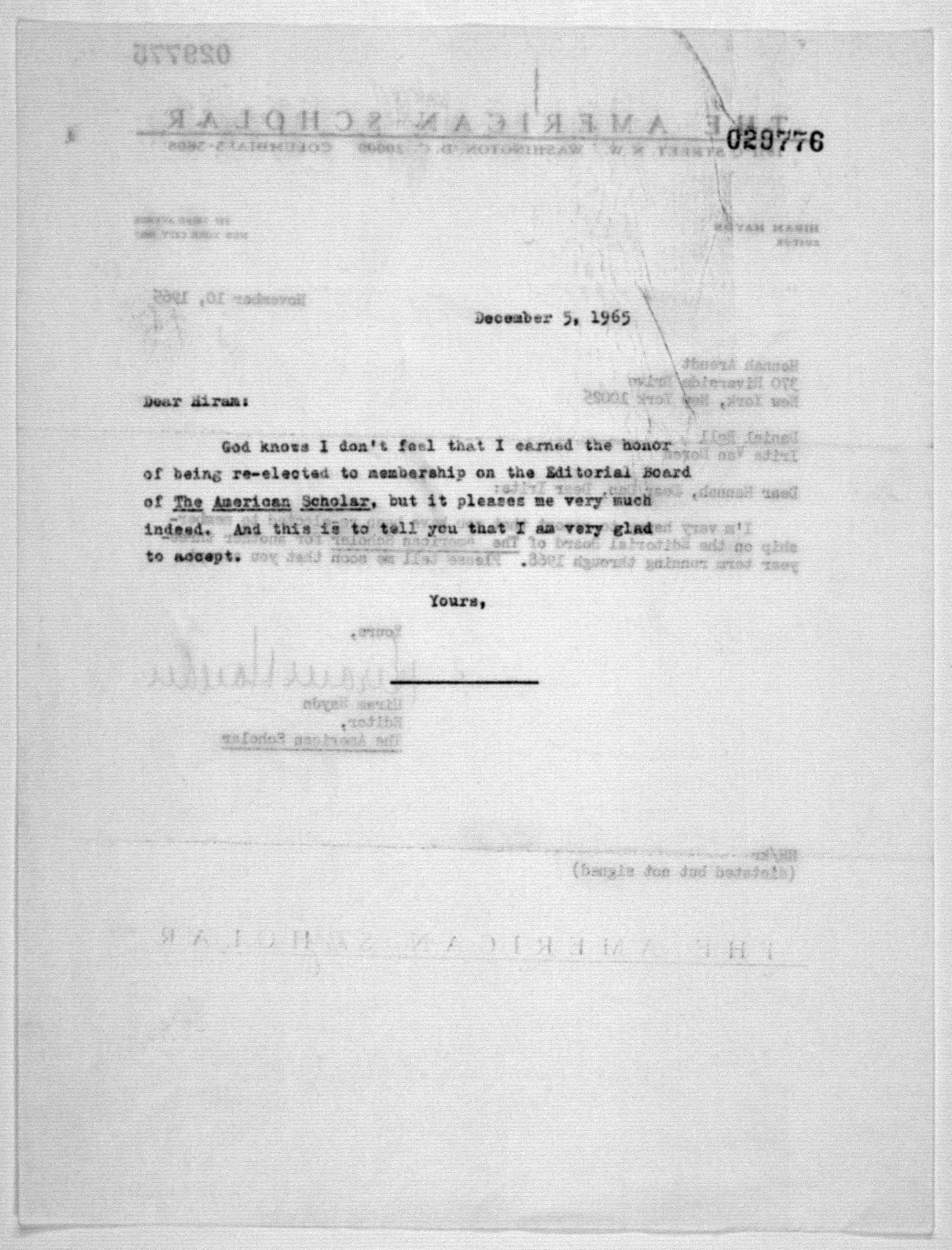 Scanned image of the current content page