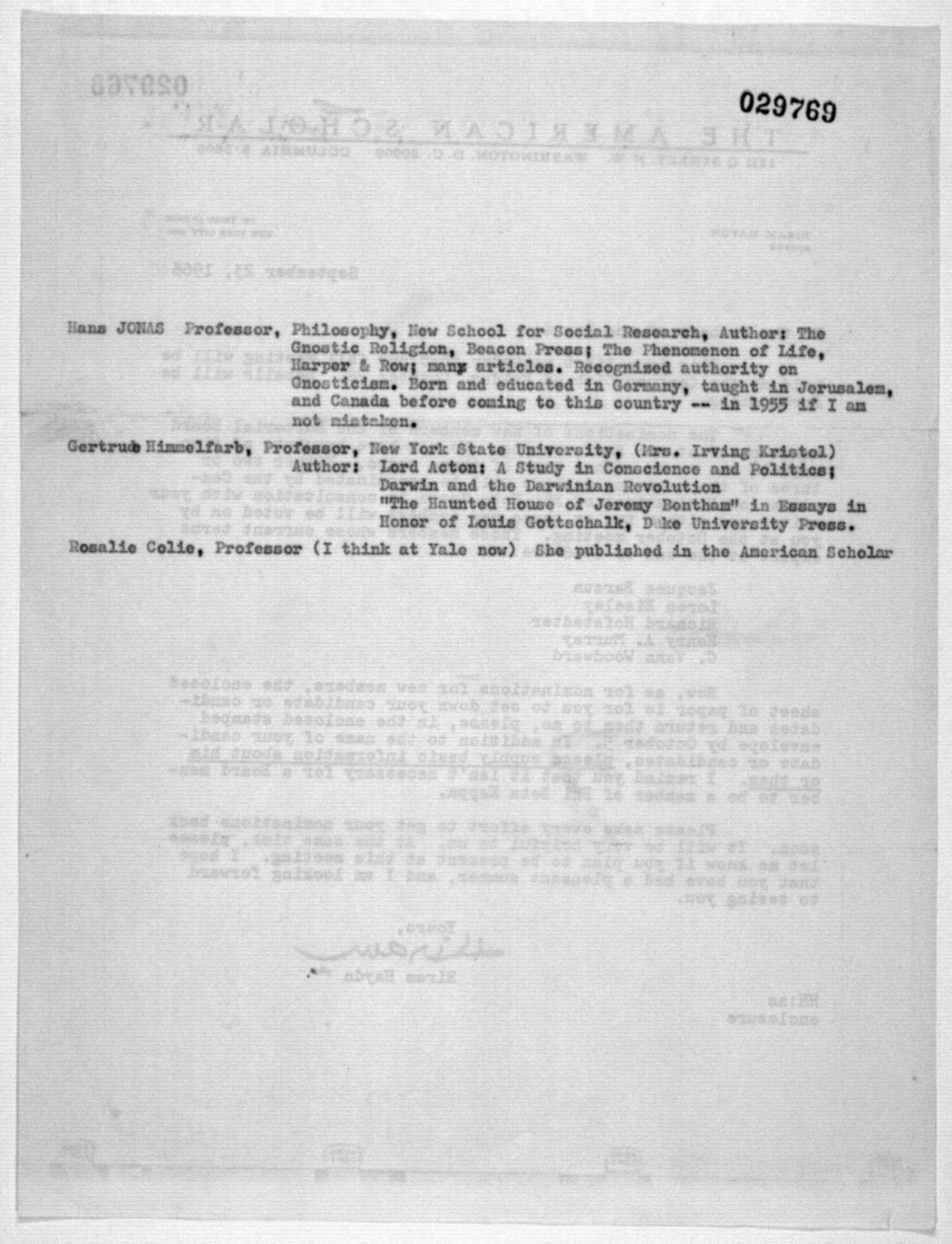 Scanned image of the current content page