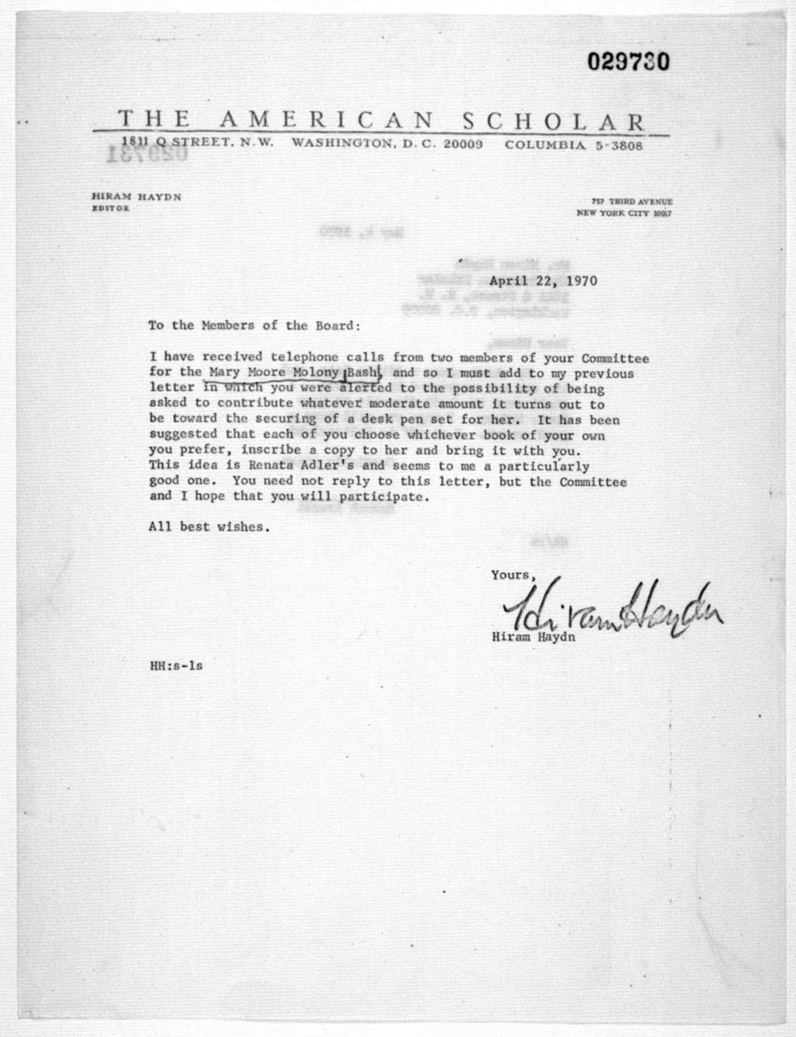 Scanned image of the current content page