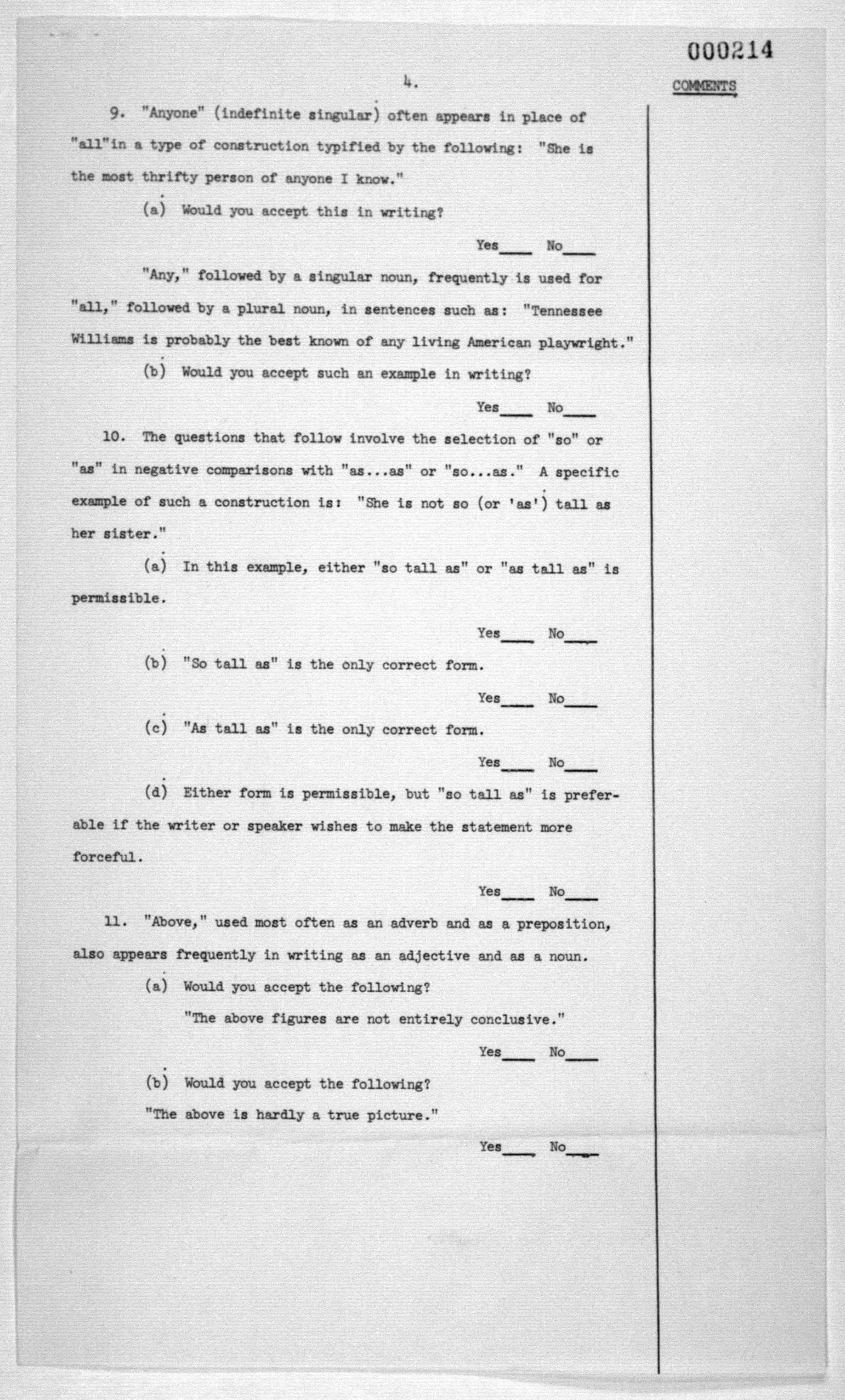 Scanned image of the current content page
