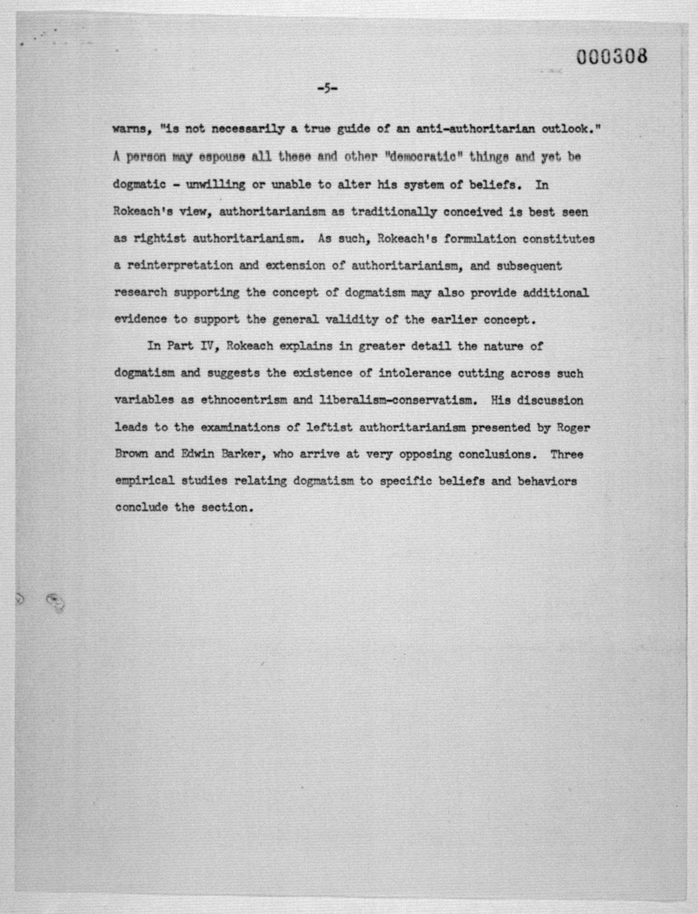 Scanned image of the current content page