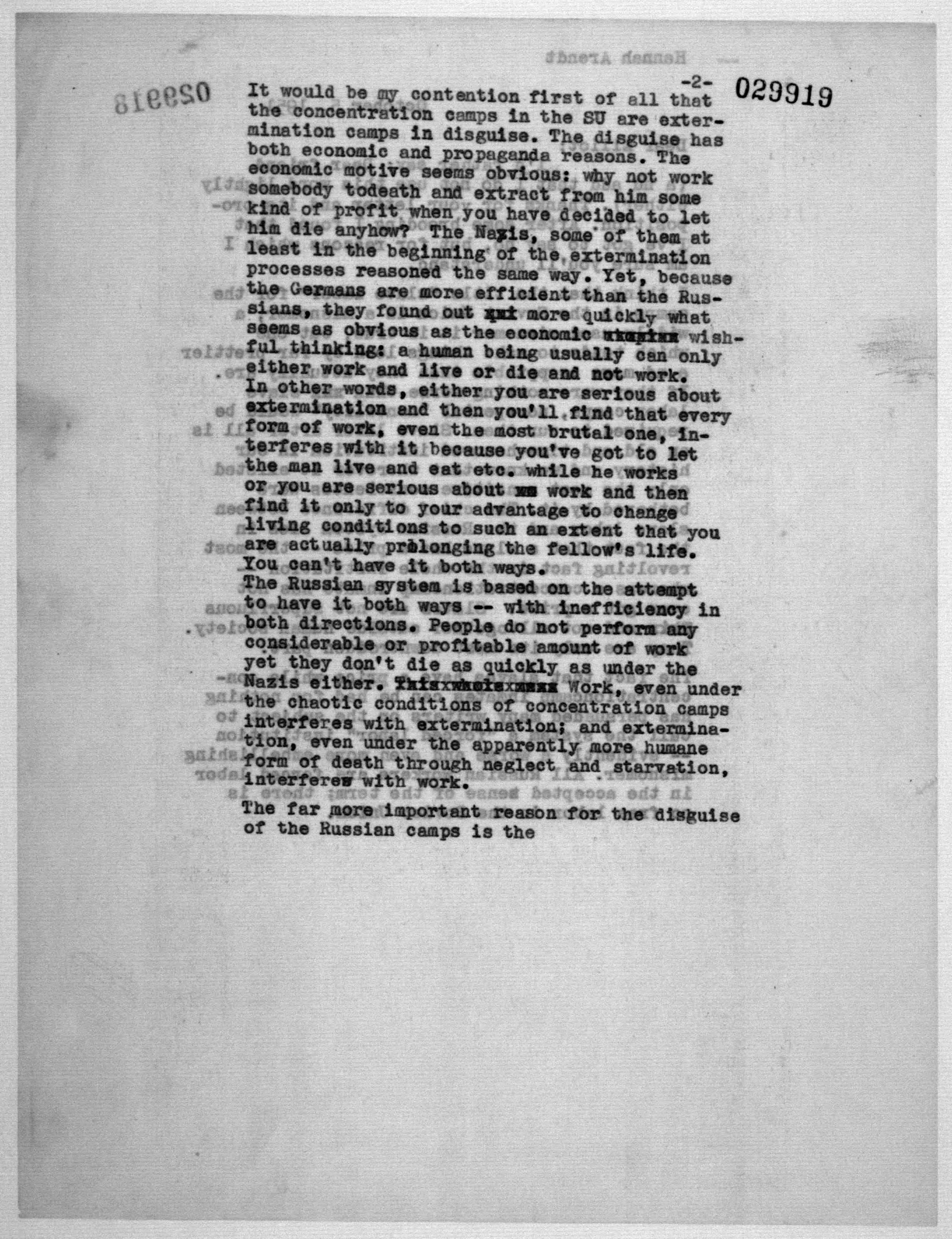 Scanned image of the current content page