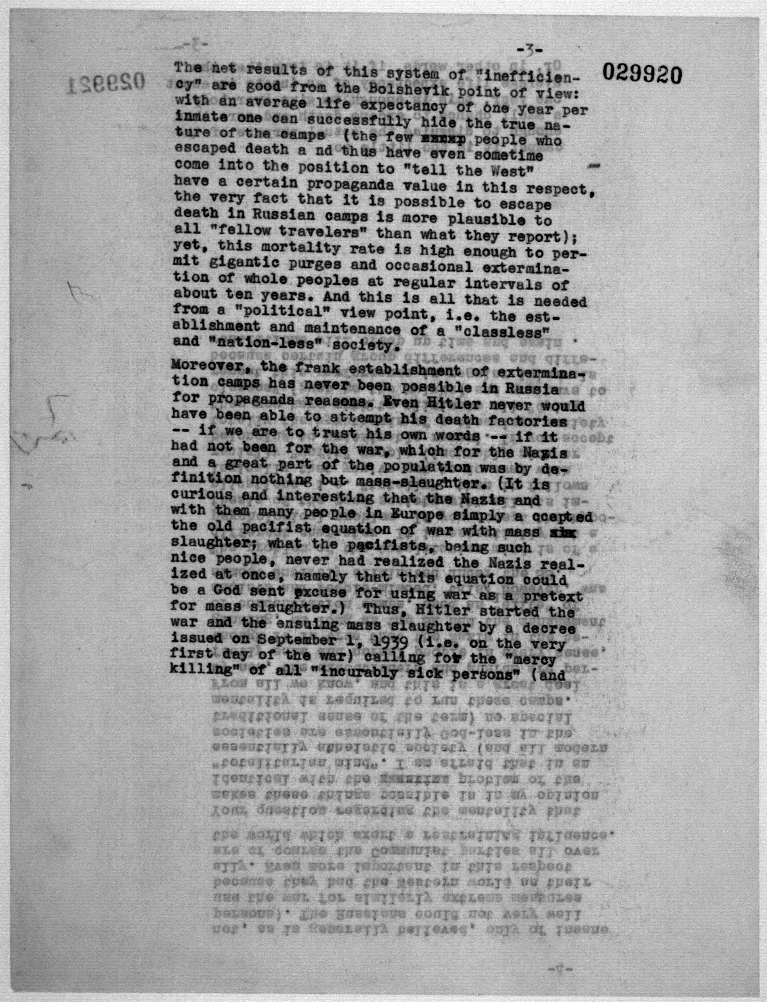 Scanned image of the current content page