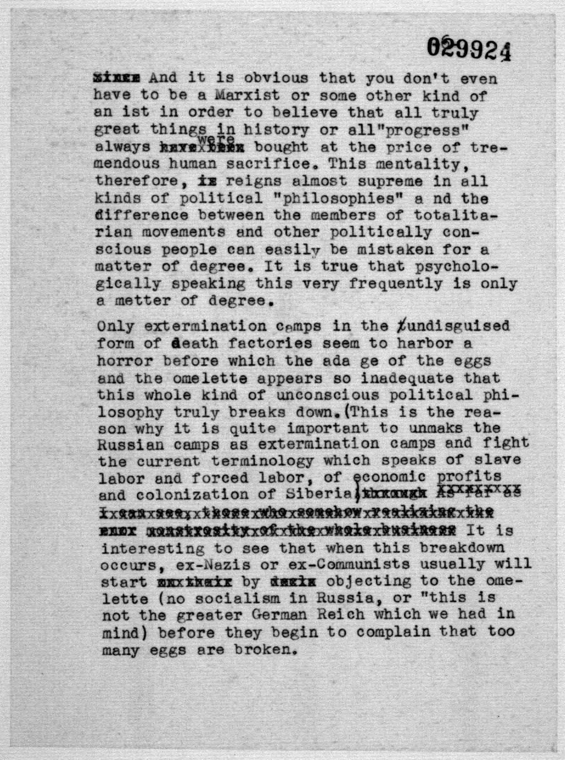 Scanned image of the current content page