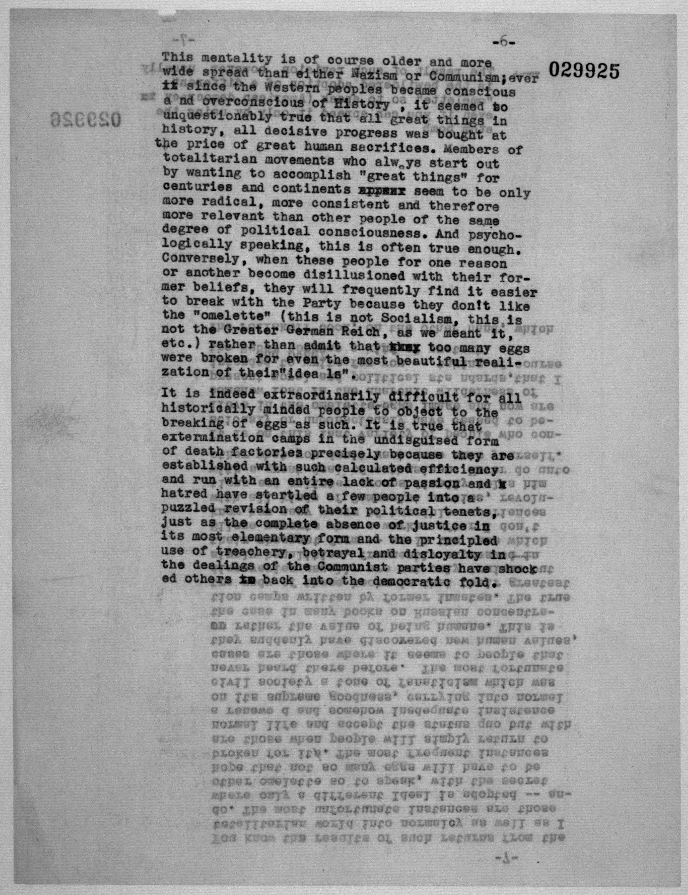 Scanned image of the current content page