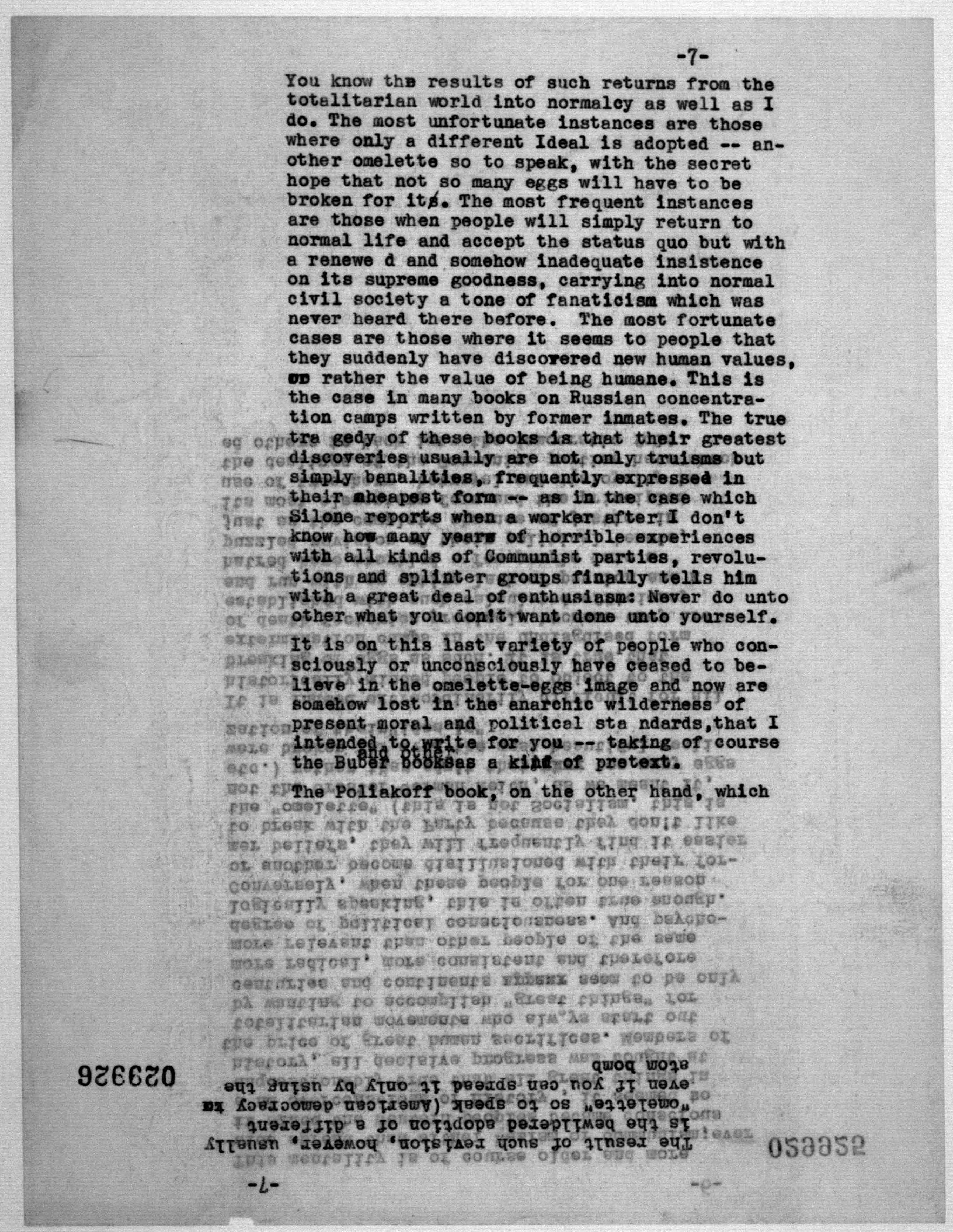 Scanned image of the current content page