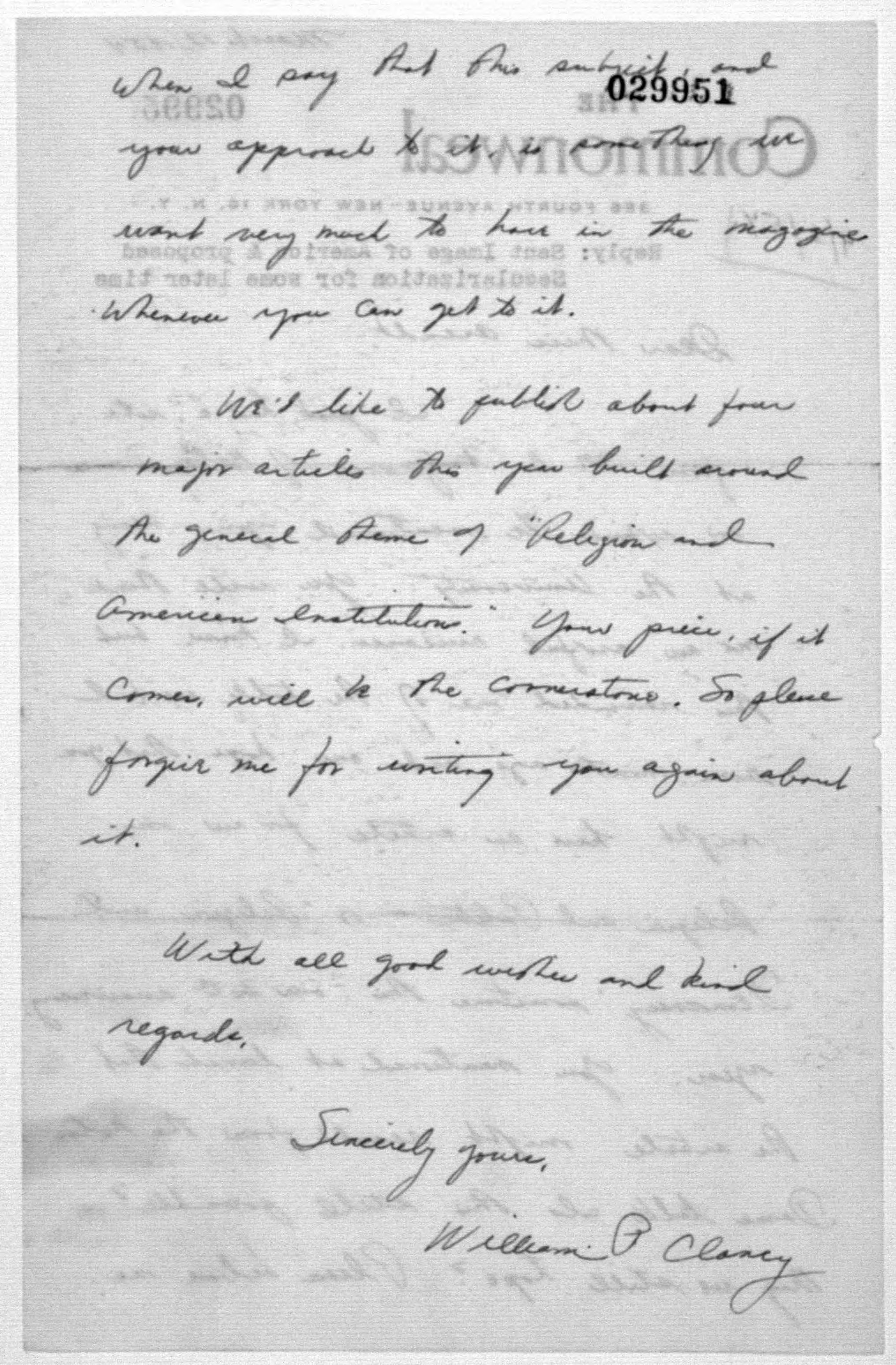 Scanned image of the current content page