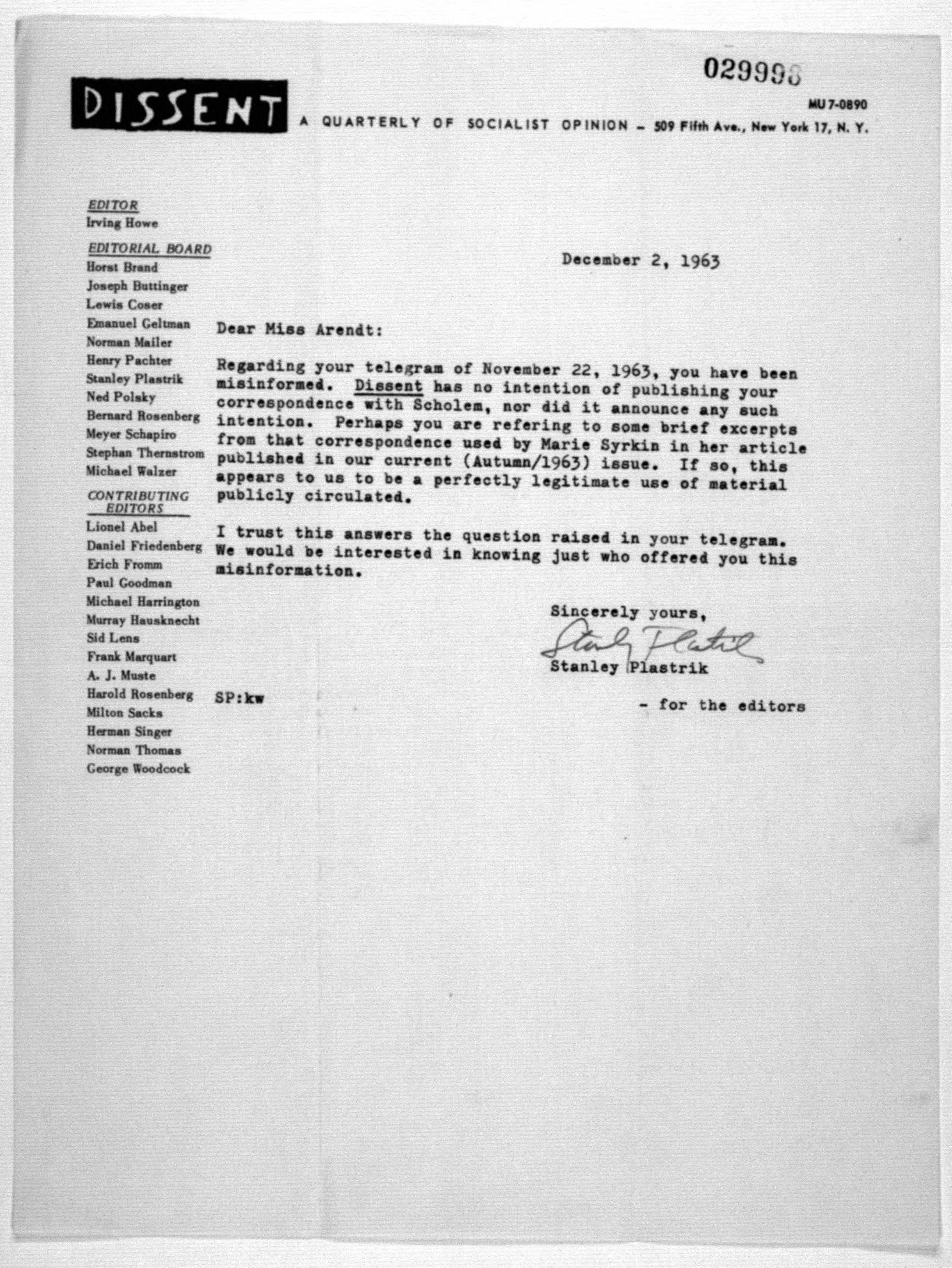 Scanned image of the current content page