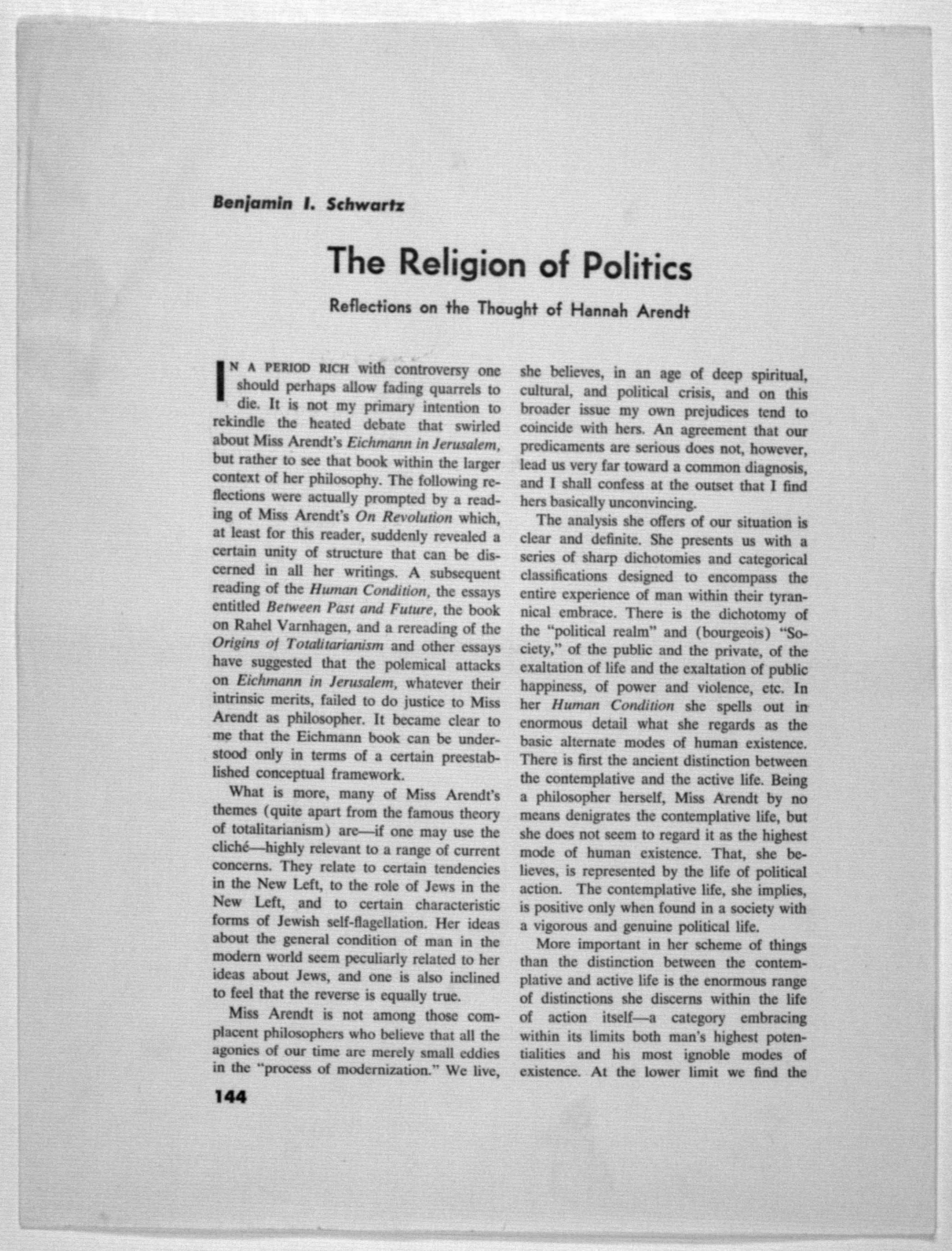 Scanned image of the current content page