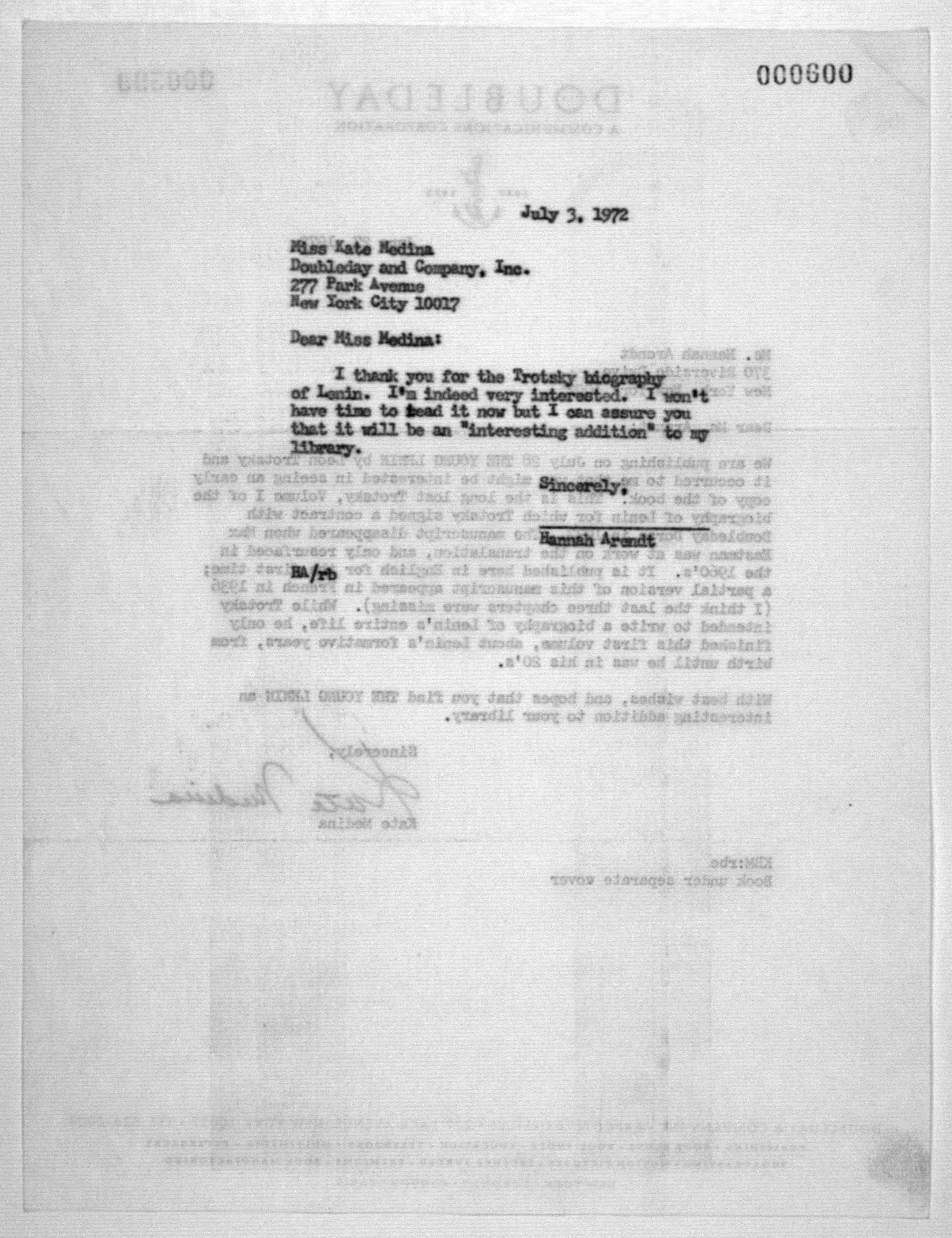 Scanned image of the current content page