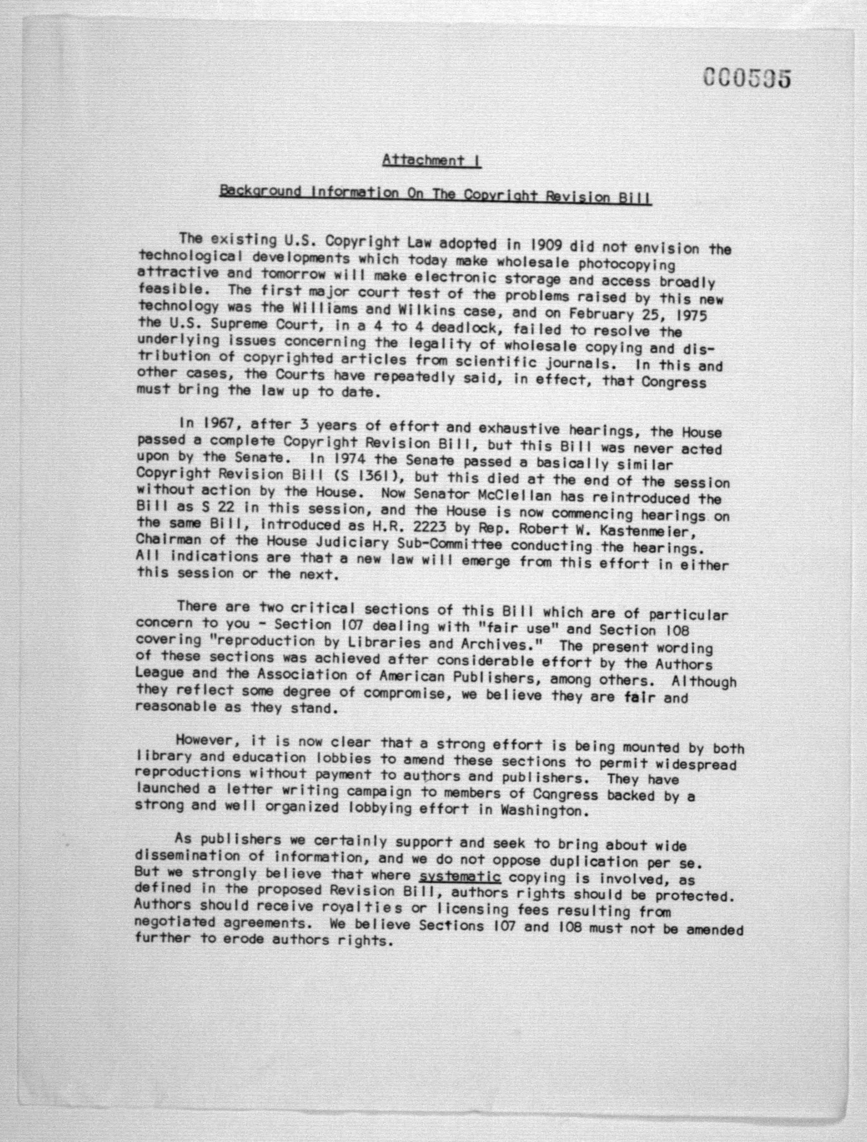 Scanned image of the current content page