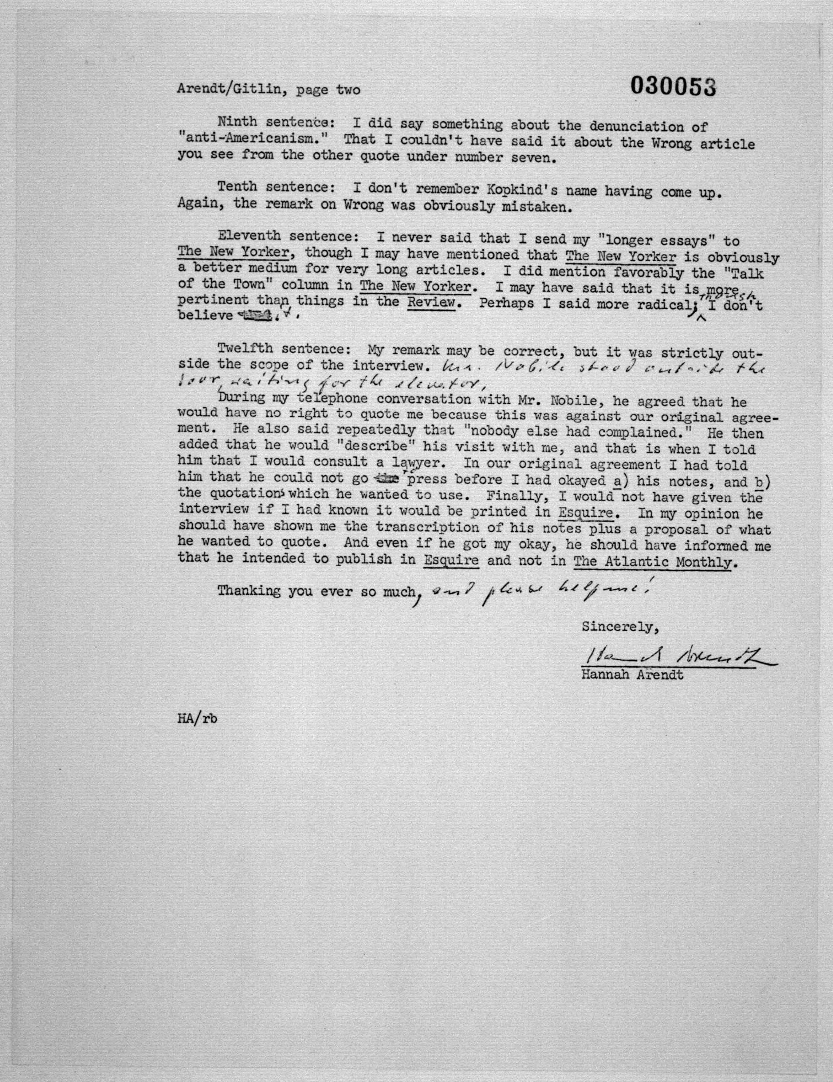 Scanned image of the current content page