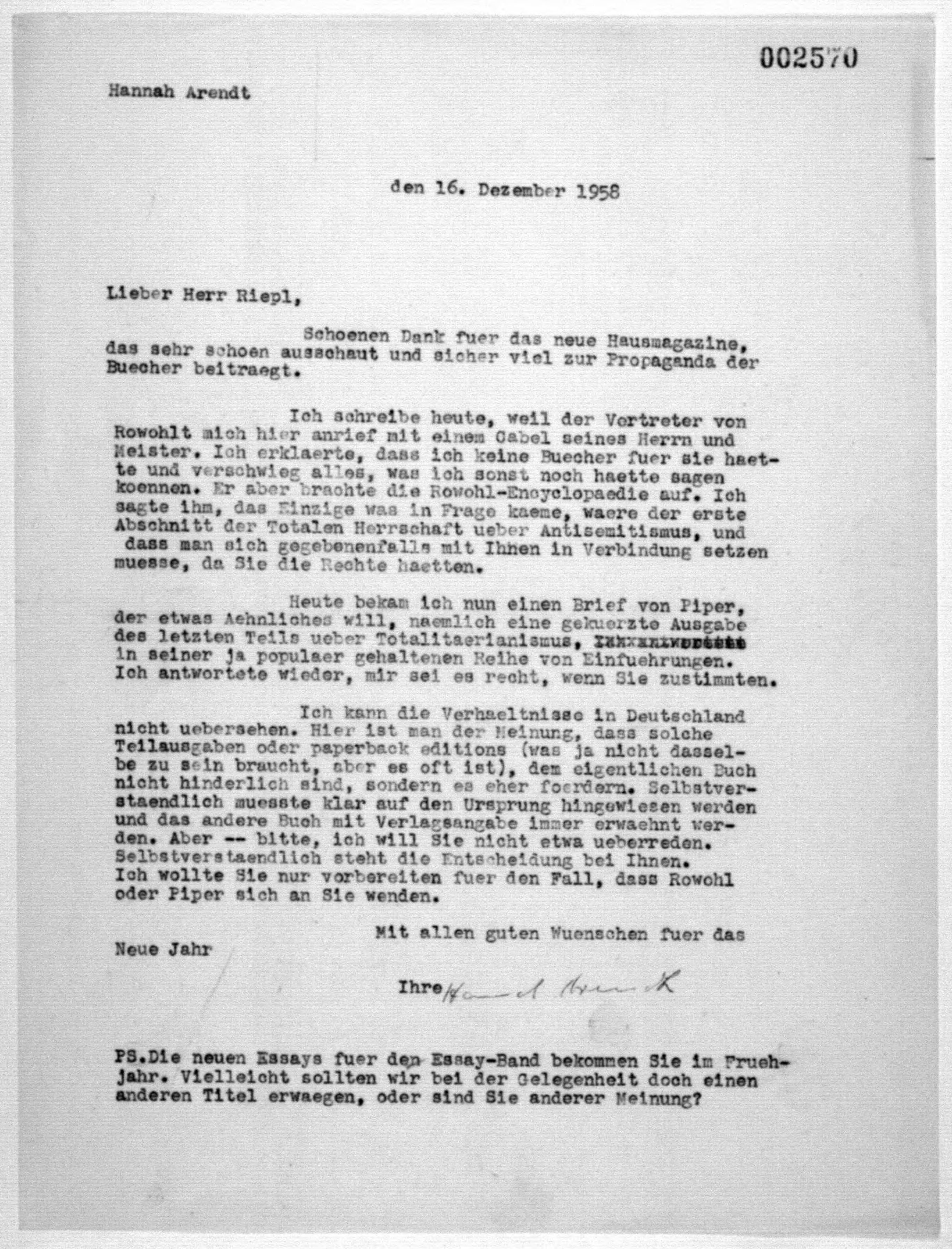Scanned image of the current content page