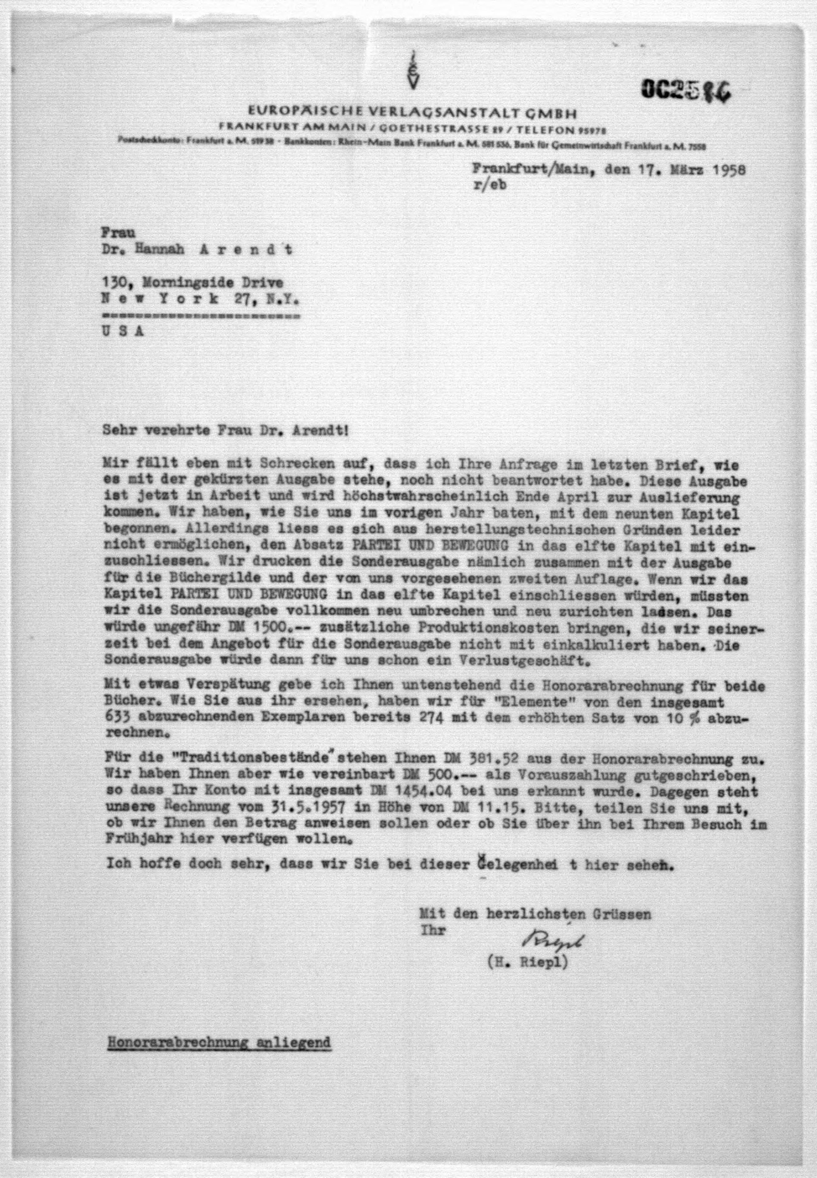 Scanned image of the current content page