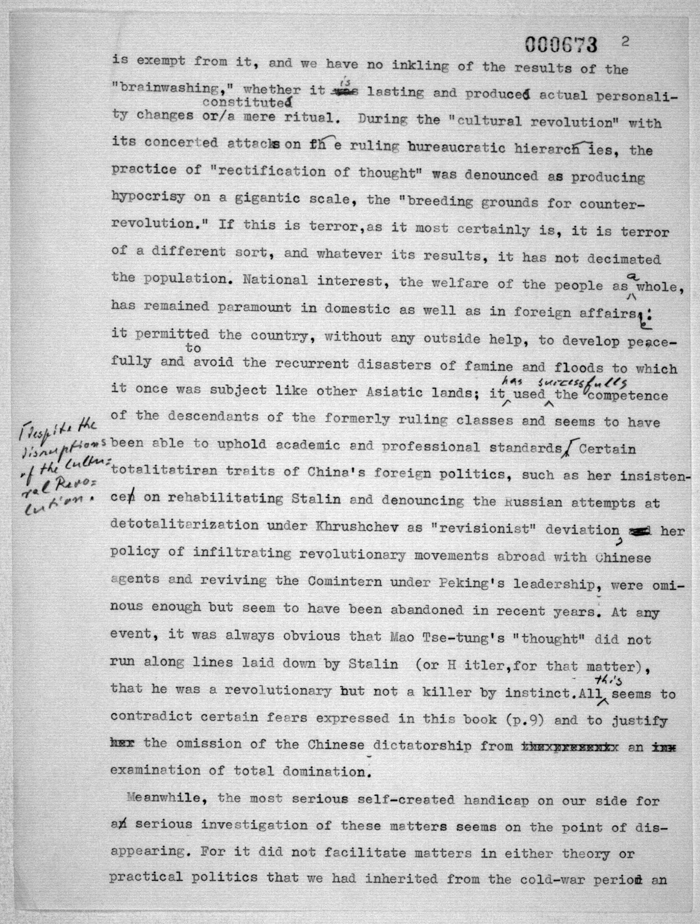 Scanned image of the current content page