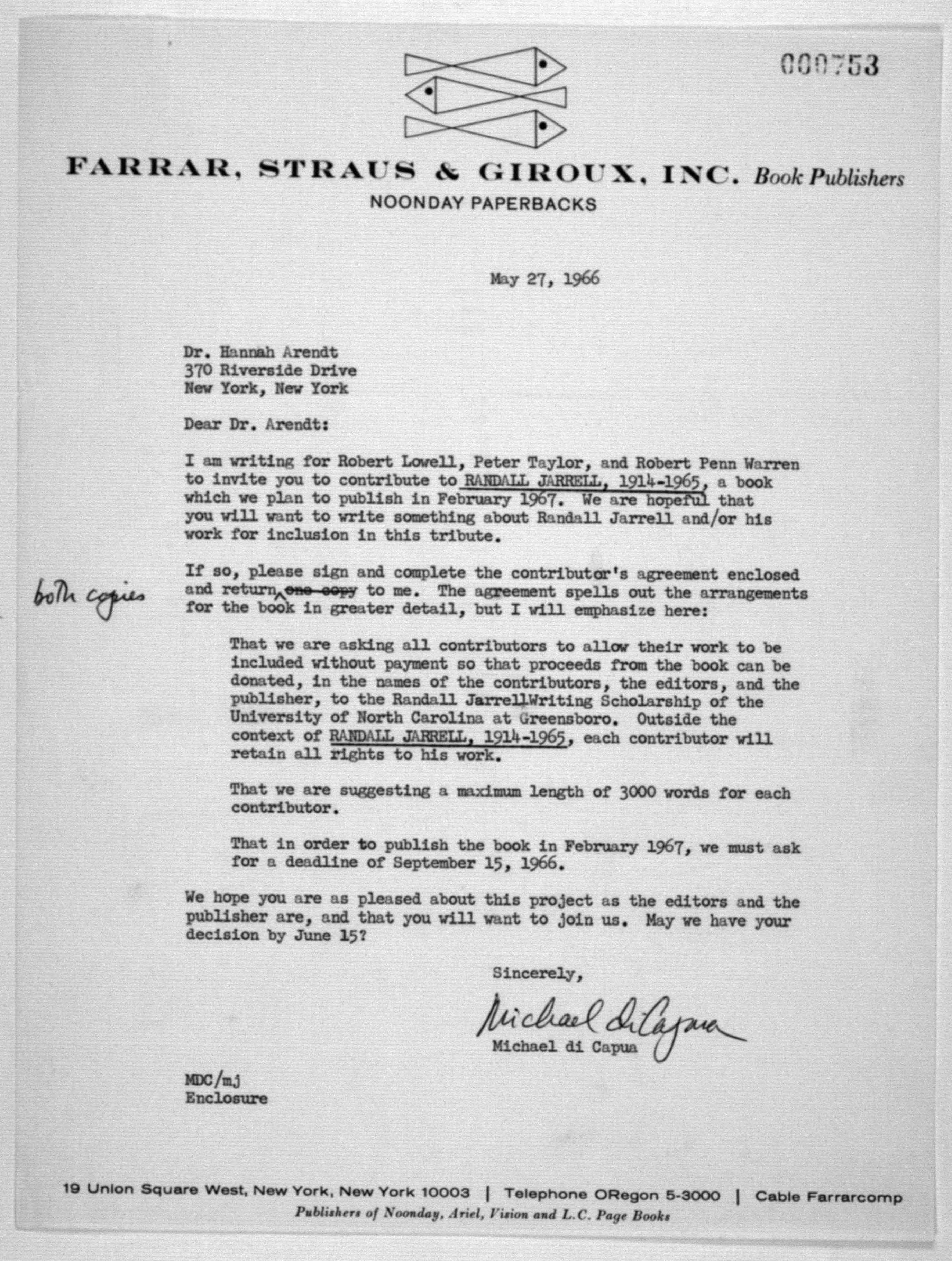 Scanned image of the current content page