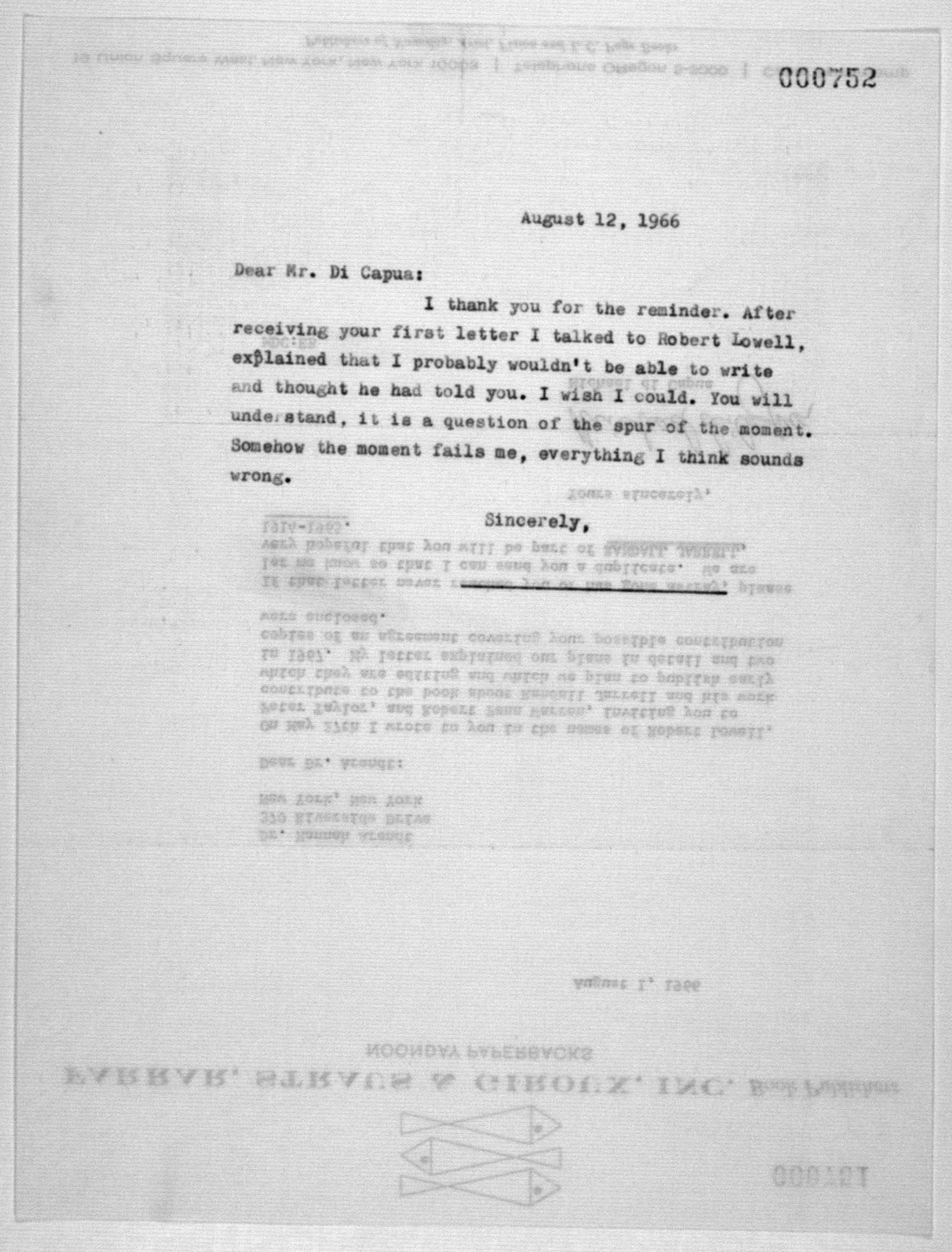 Scanned image of the current content page