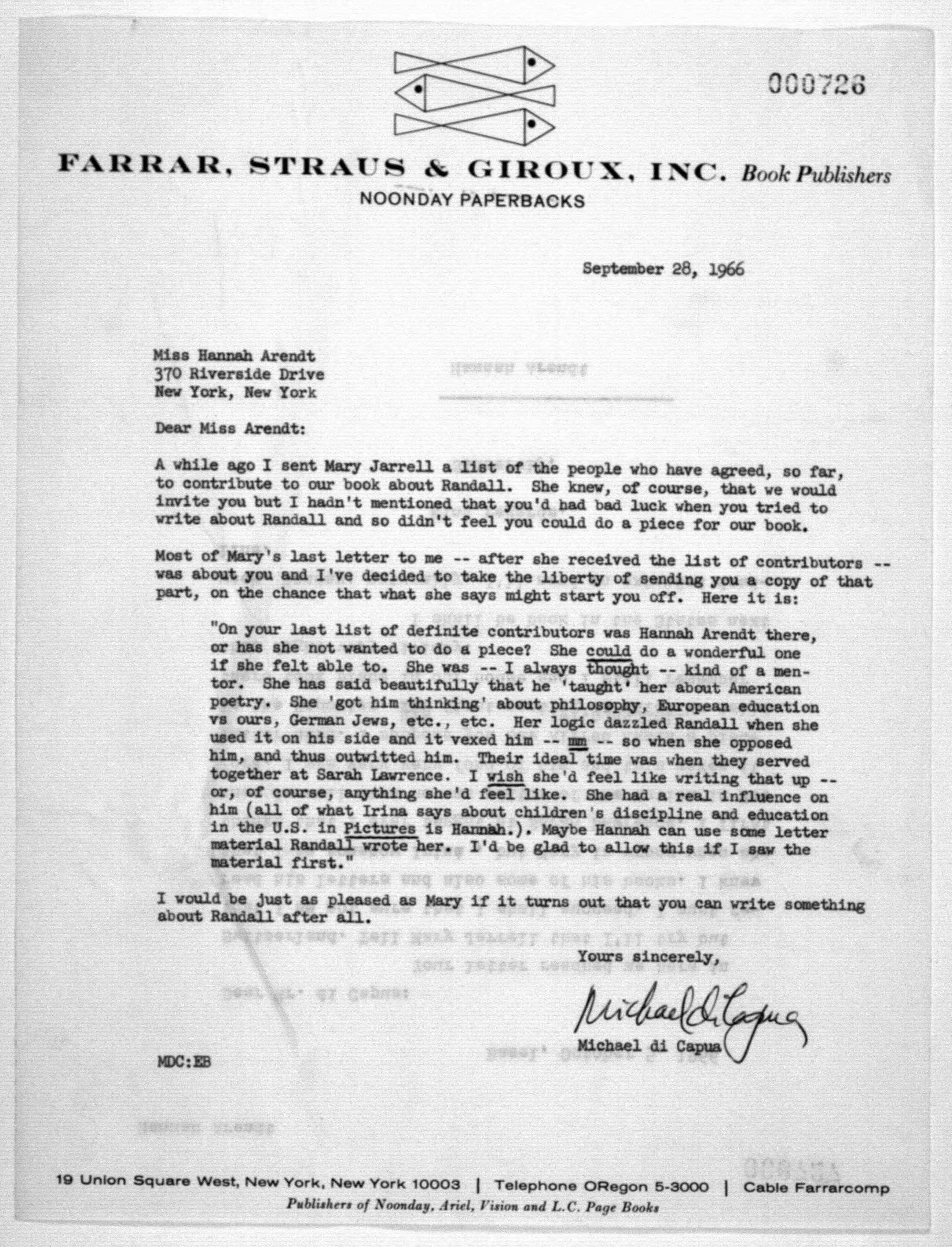 Scanned image of the current content page