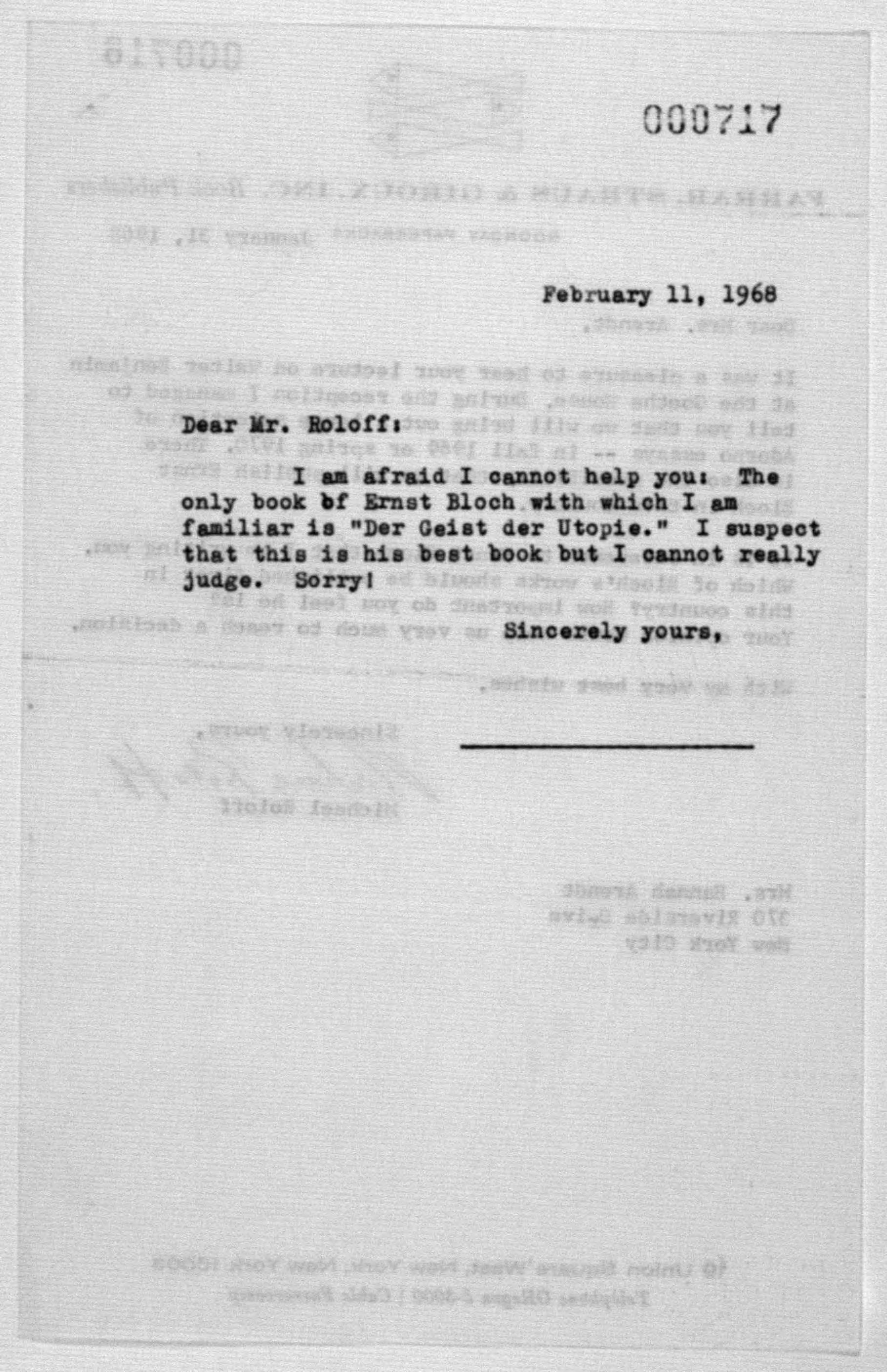 Scanned image of the current content page