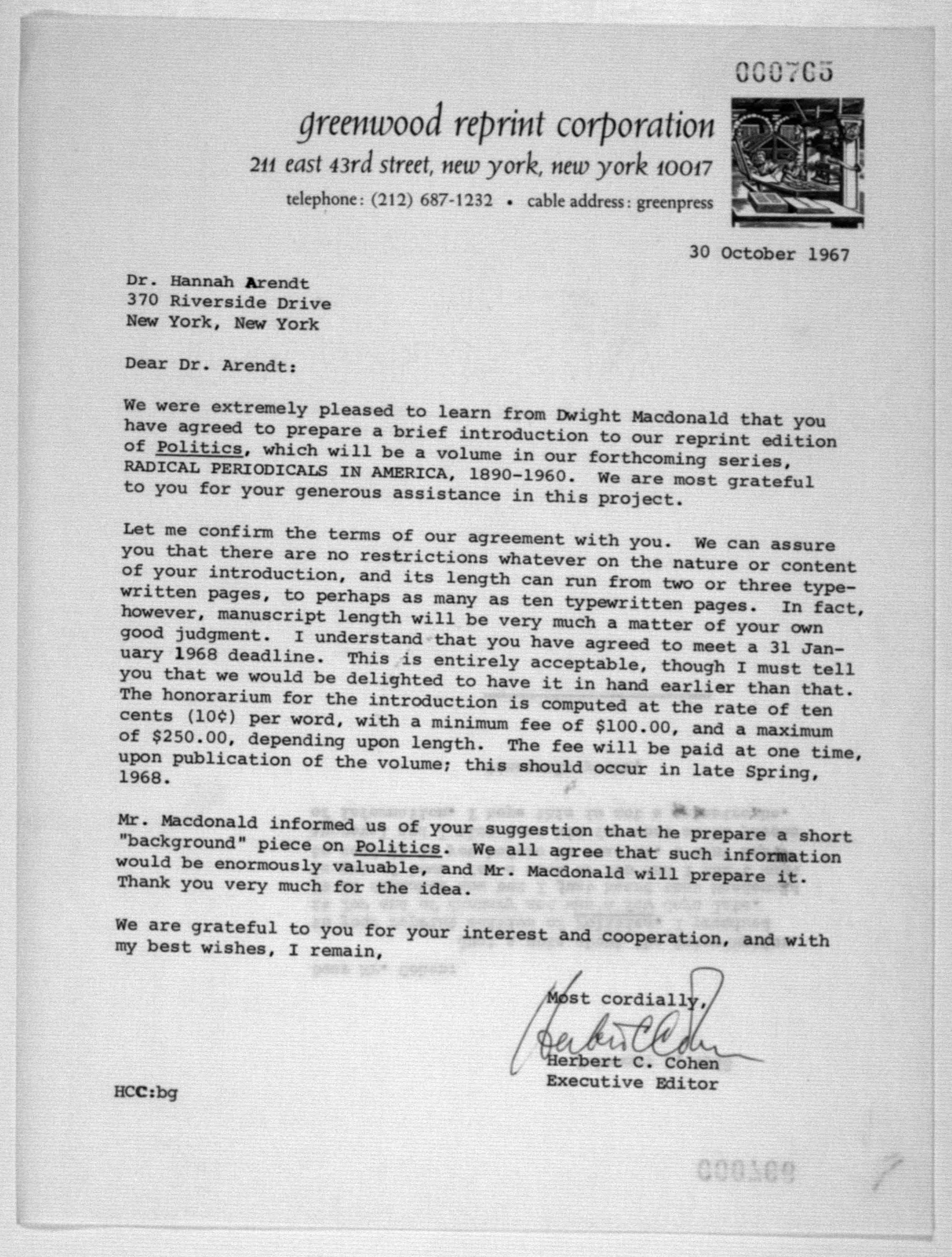 Scanned image of the current content page