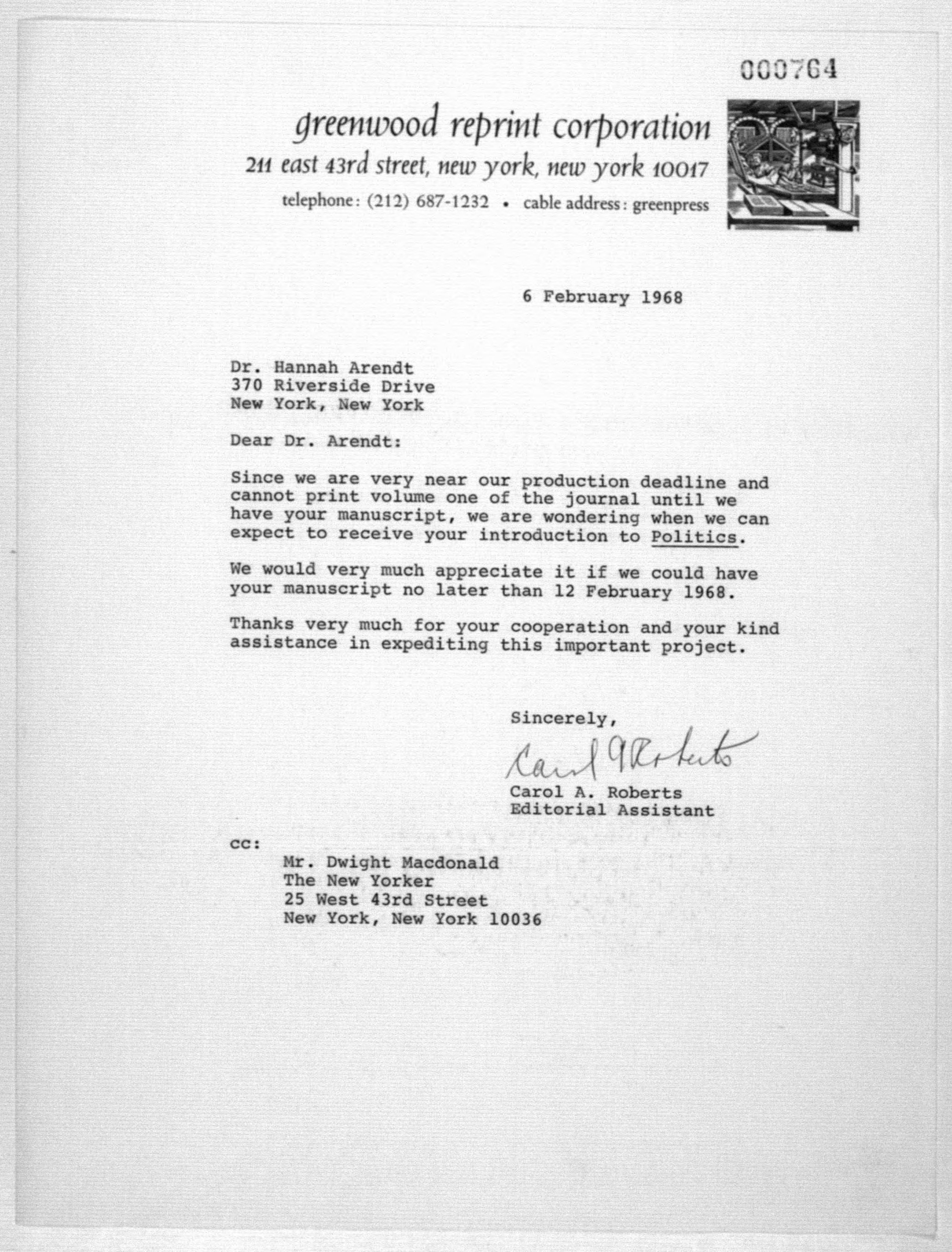 Scanned image of the current content page