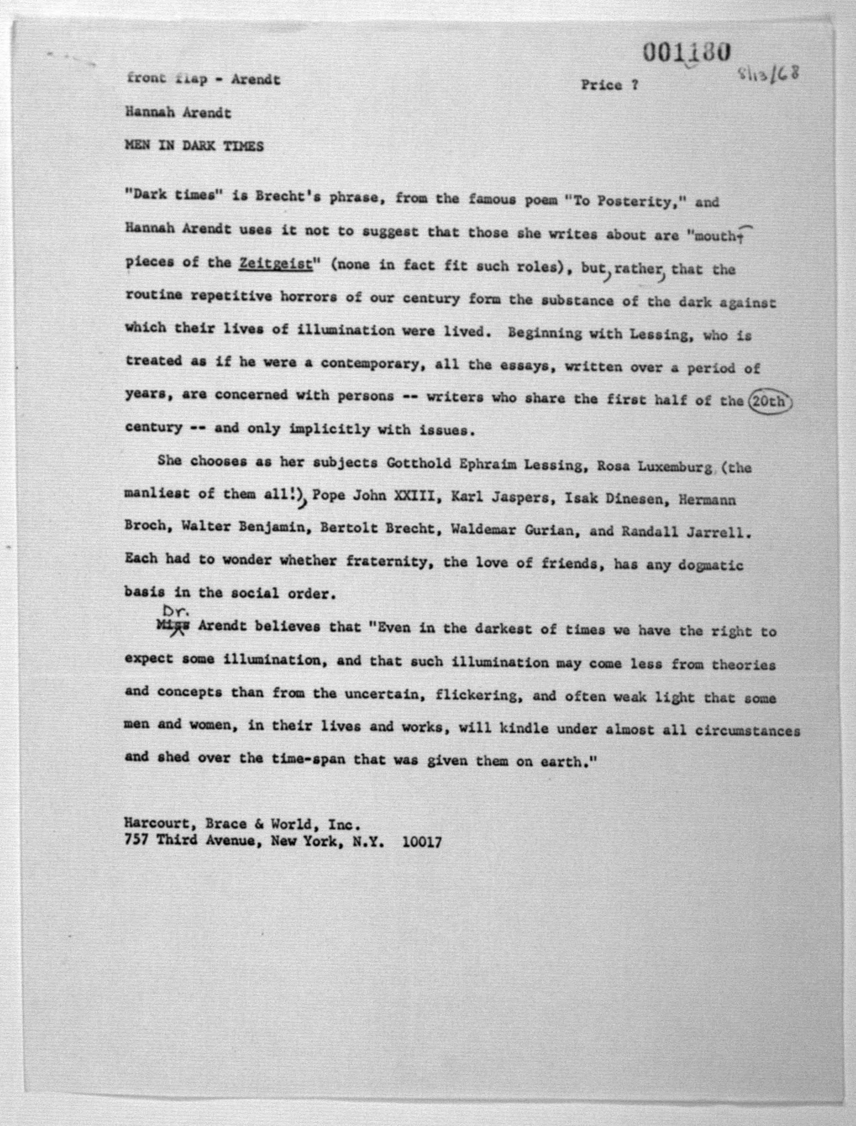 Scanned image of the current content page