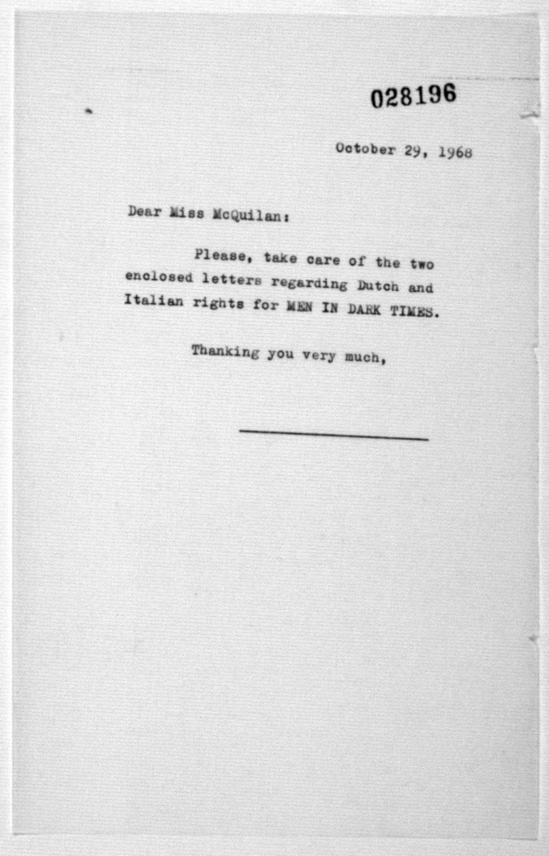 Scanned image of the current content page