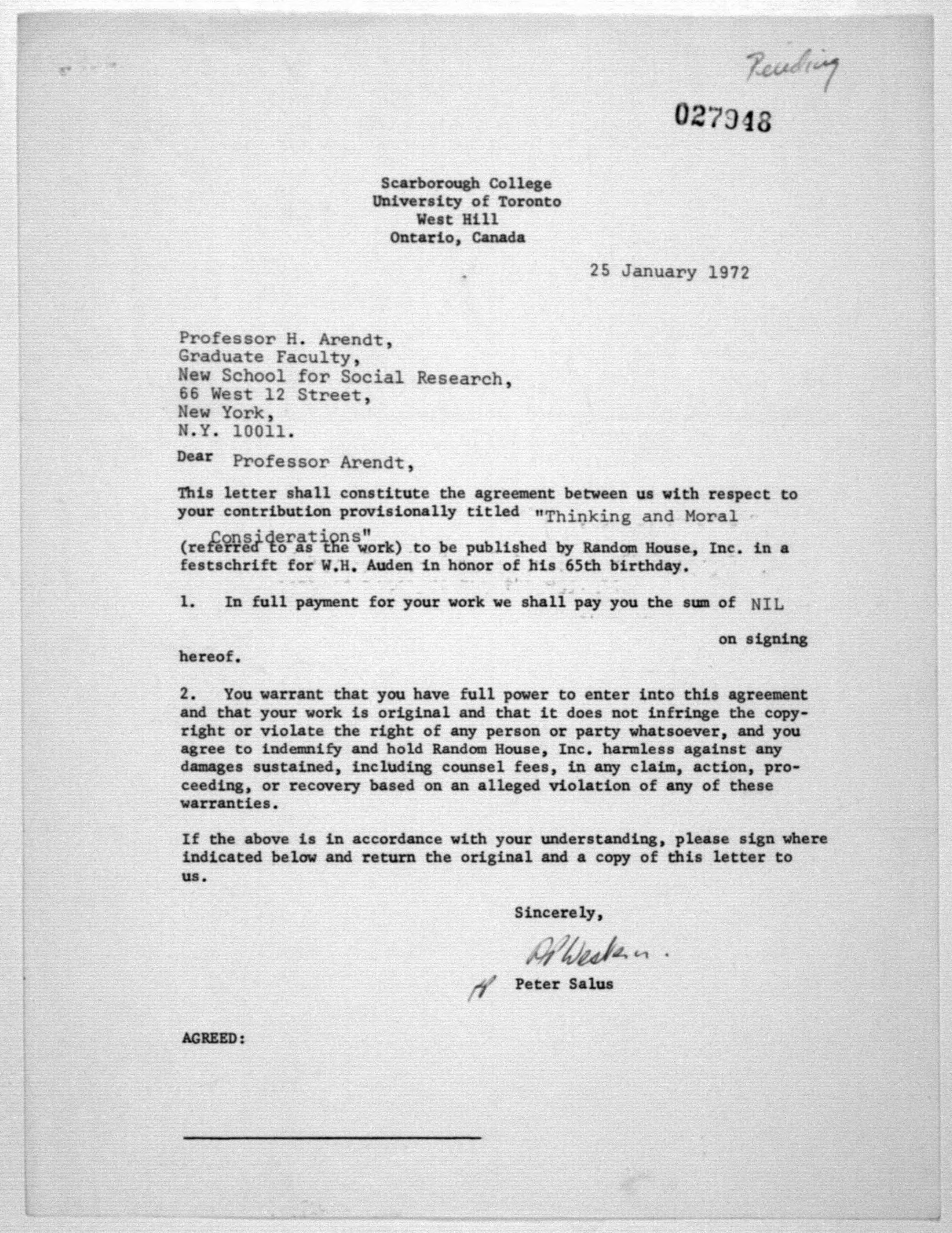 Scanned image of the current content page